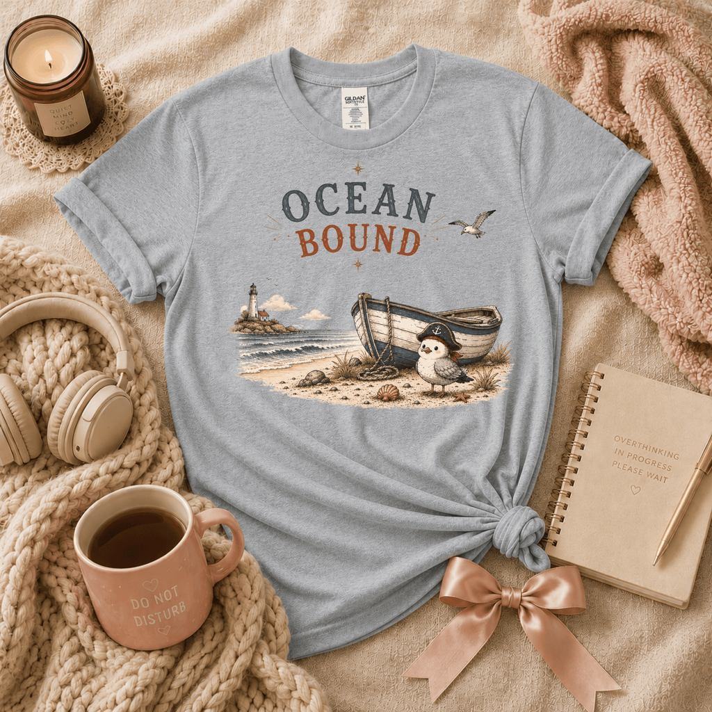 Ocean Bound T-Shirt | Funny Introvert Graphic T-Shirt