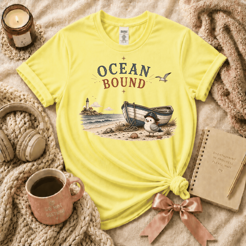 Ocean Bound T-Shirt | Funny Introvert Graphic T-Shirt