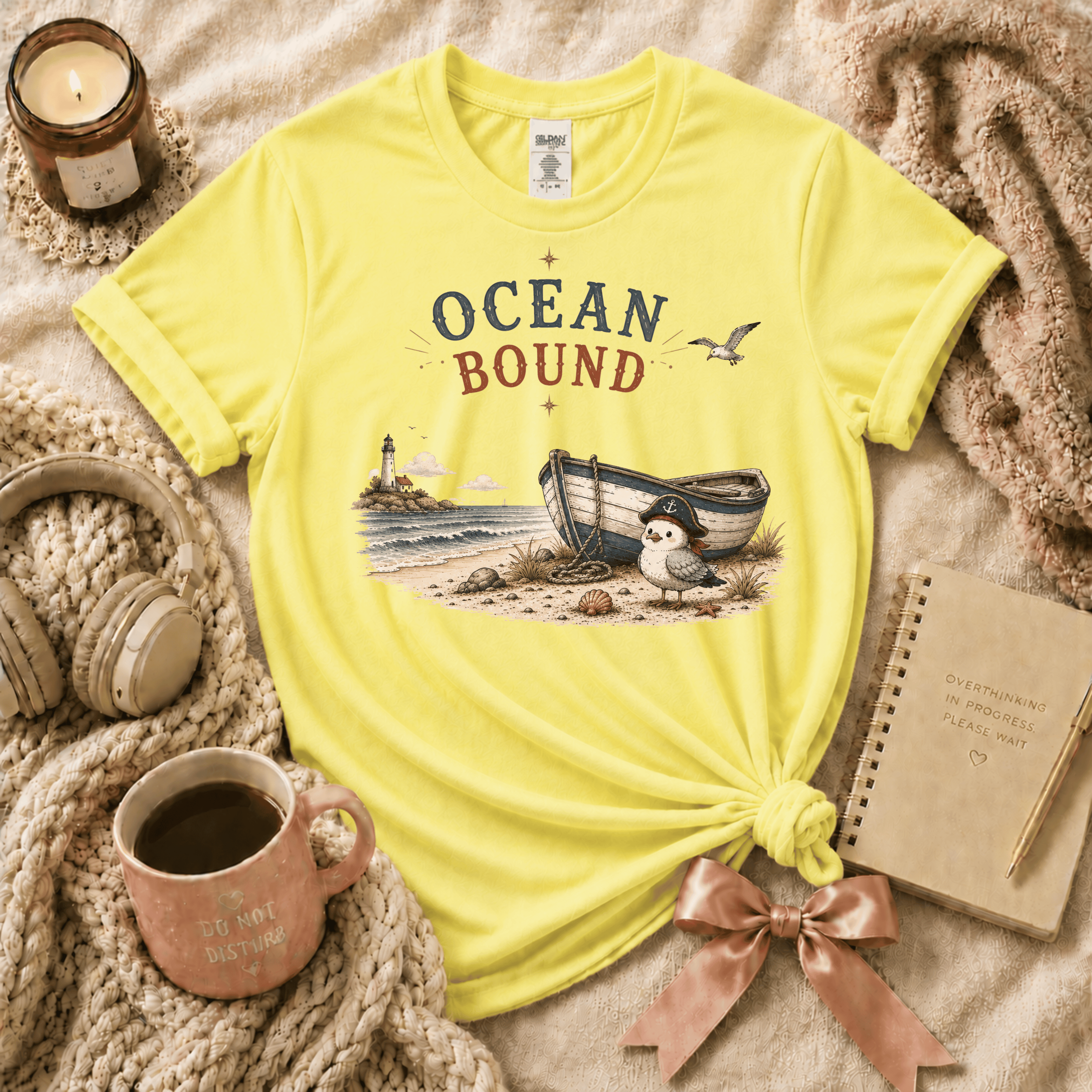 Ocean Bound T-Shirt | Funny Introvert Graphic T-Shirt
