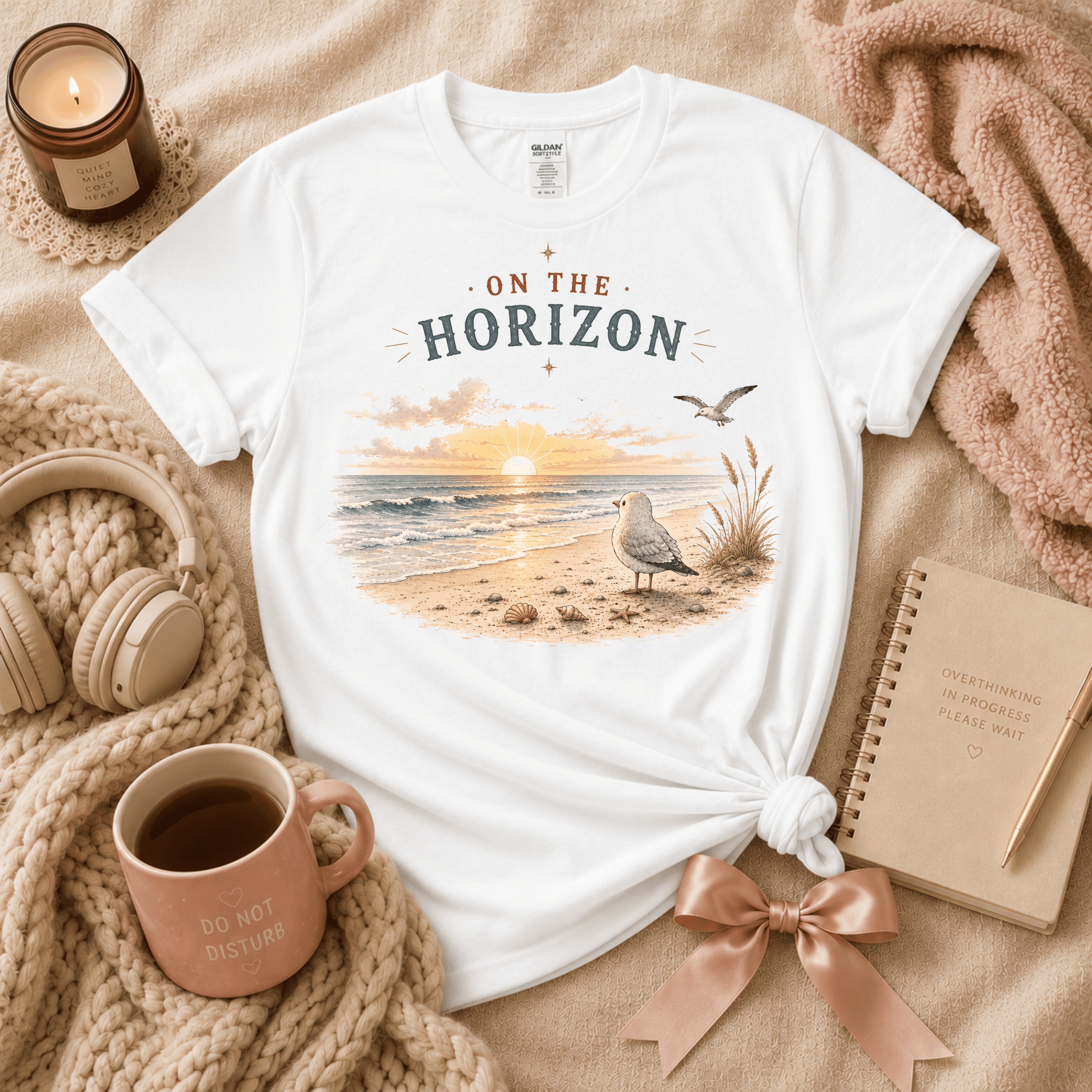 On The Horizon | Funny Introvert Graphic T-Shirt