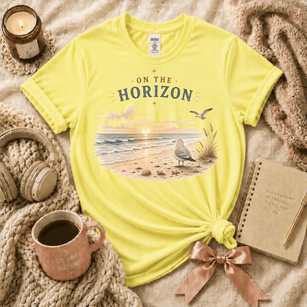On The Horizon | Funny Introvert Graphic T-Shirt