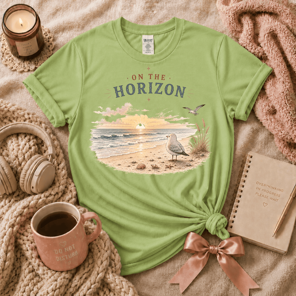 On The Horizon | Funny Introvert Graphic T-Shirt