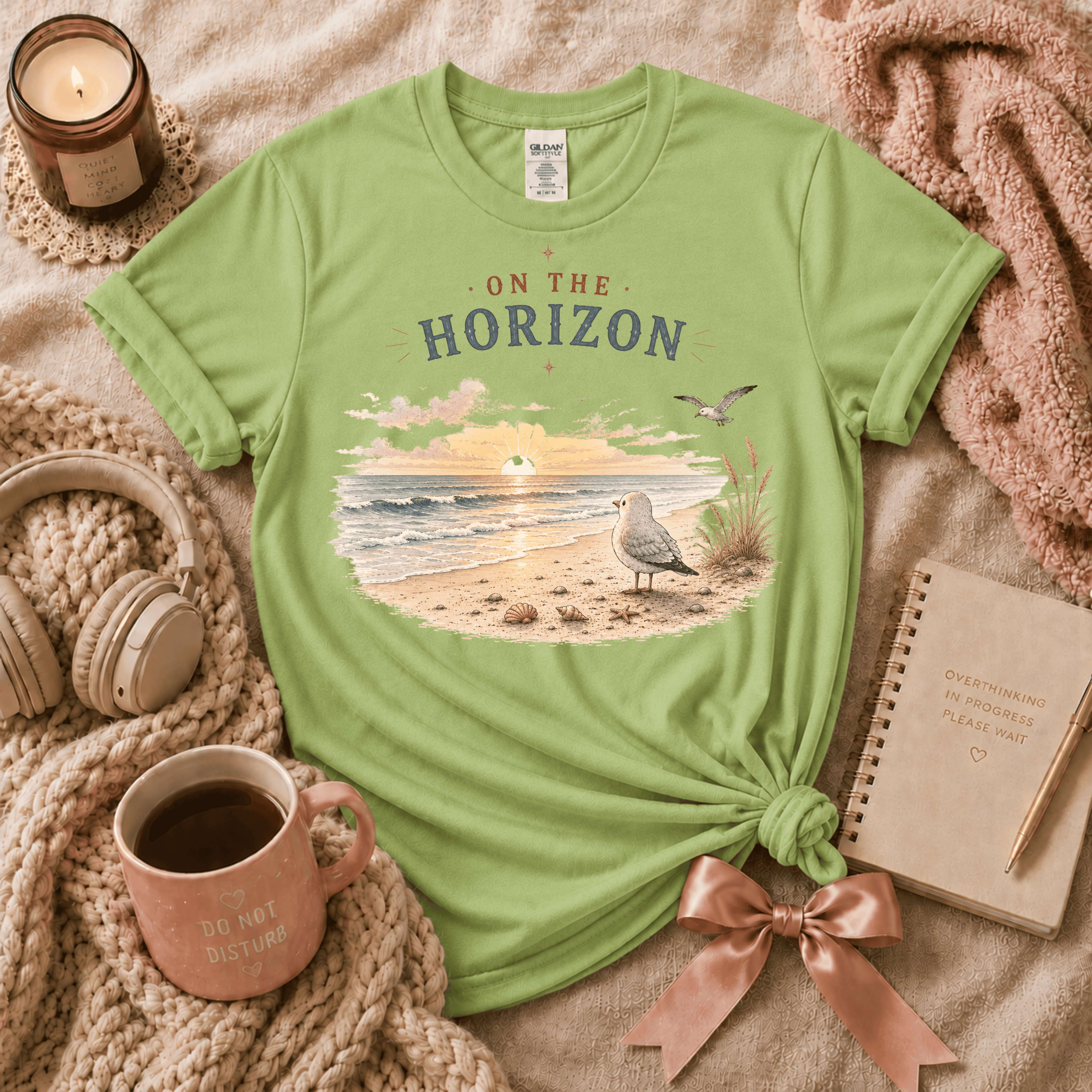 On The Horizon | Funny Introvert Graphic T-Shirt