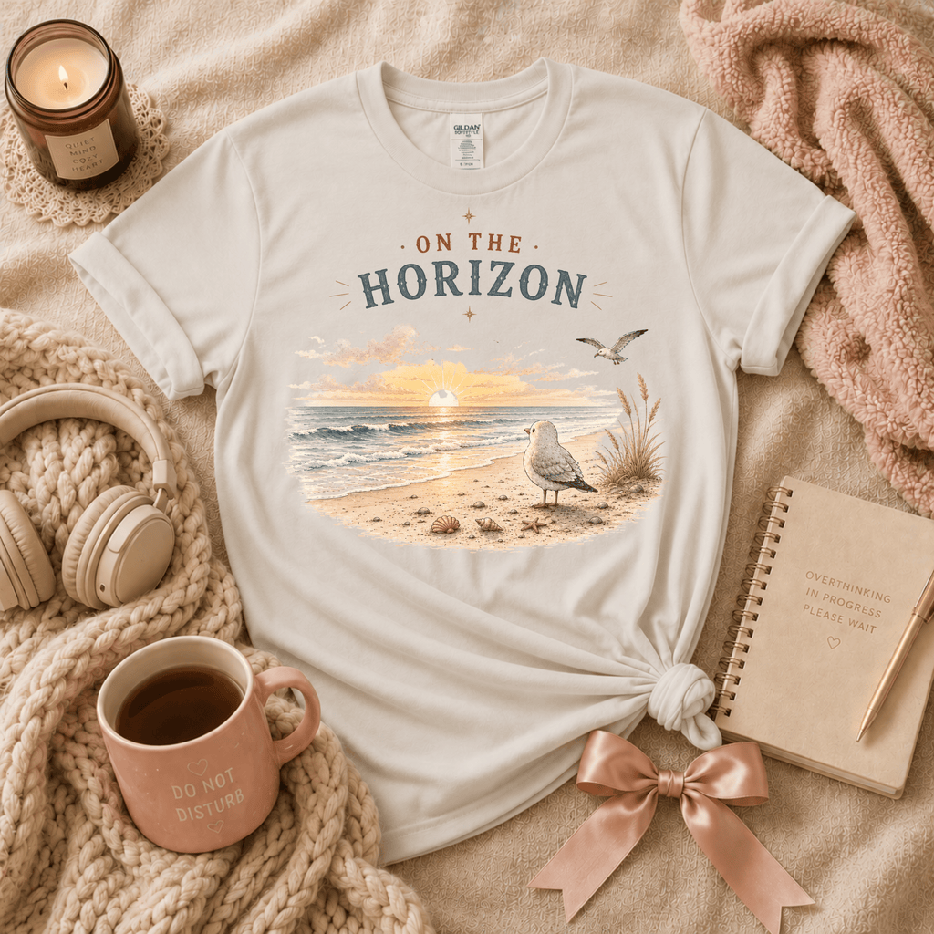On The Horizon | Funny Introvert Graphic T-Shirt