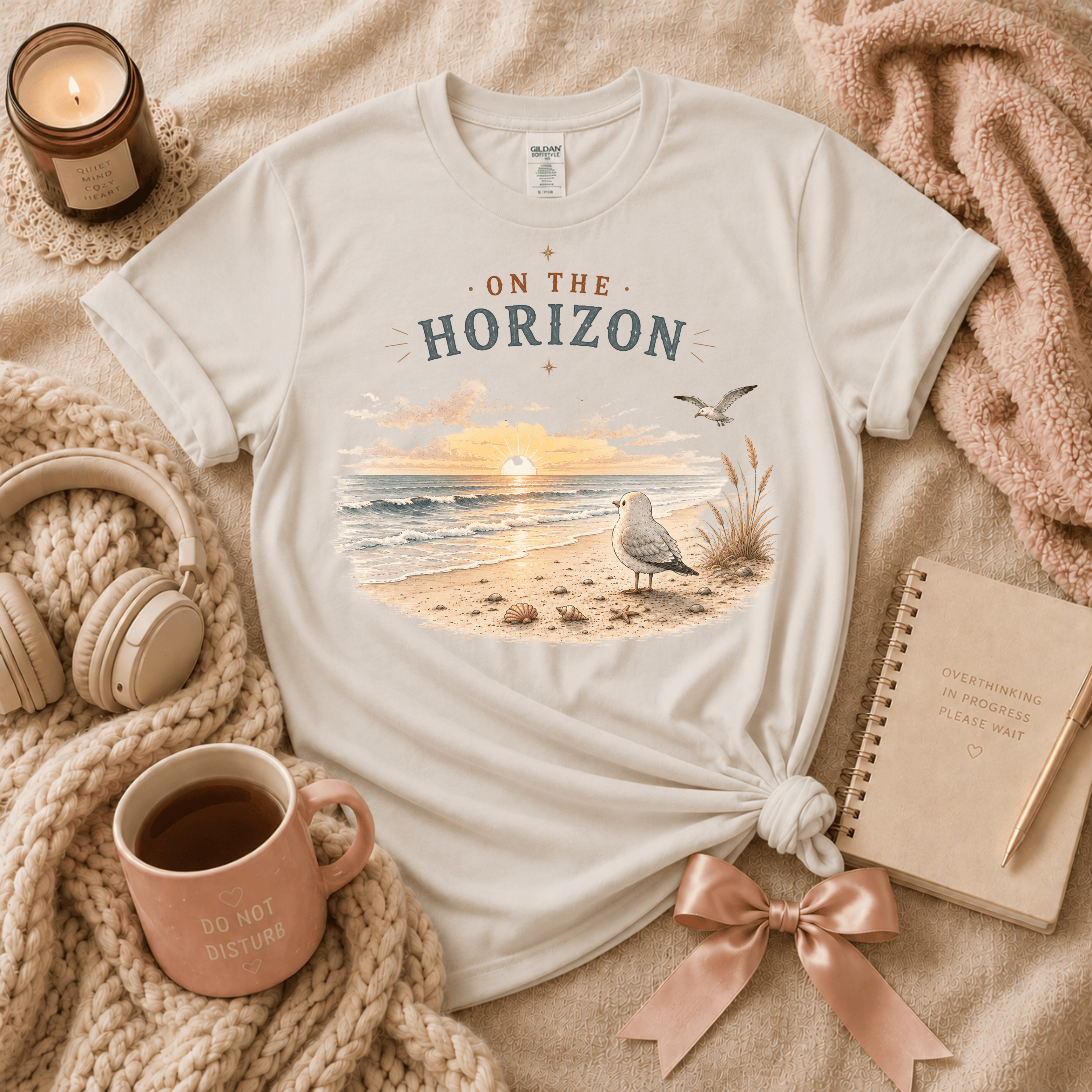 On The Horizon | Funny Introvert Graphic T-Shirt