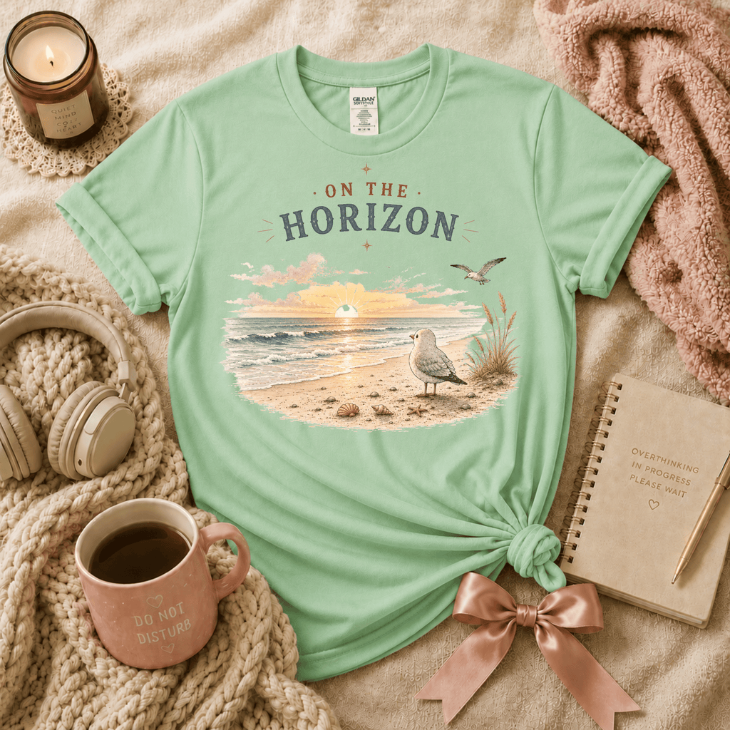 On The Horizon | Funny Introvert Graphic T-Shirt