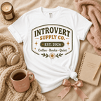 Introvert Supply Co. | Funny Introvert Graphic T-Shirt