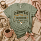 Introvert Supply Co. | Funny Introvert Graphic T-Shirt
