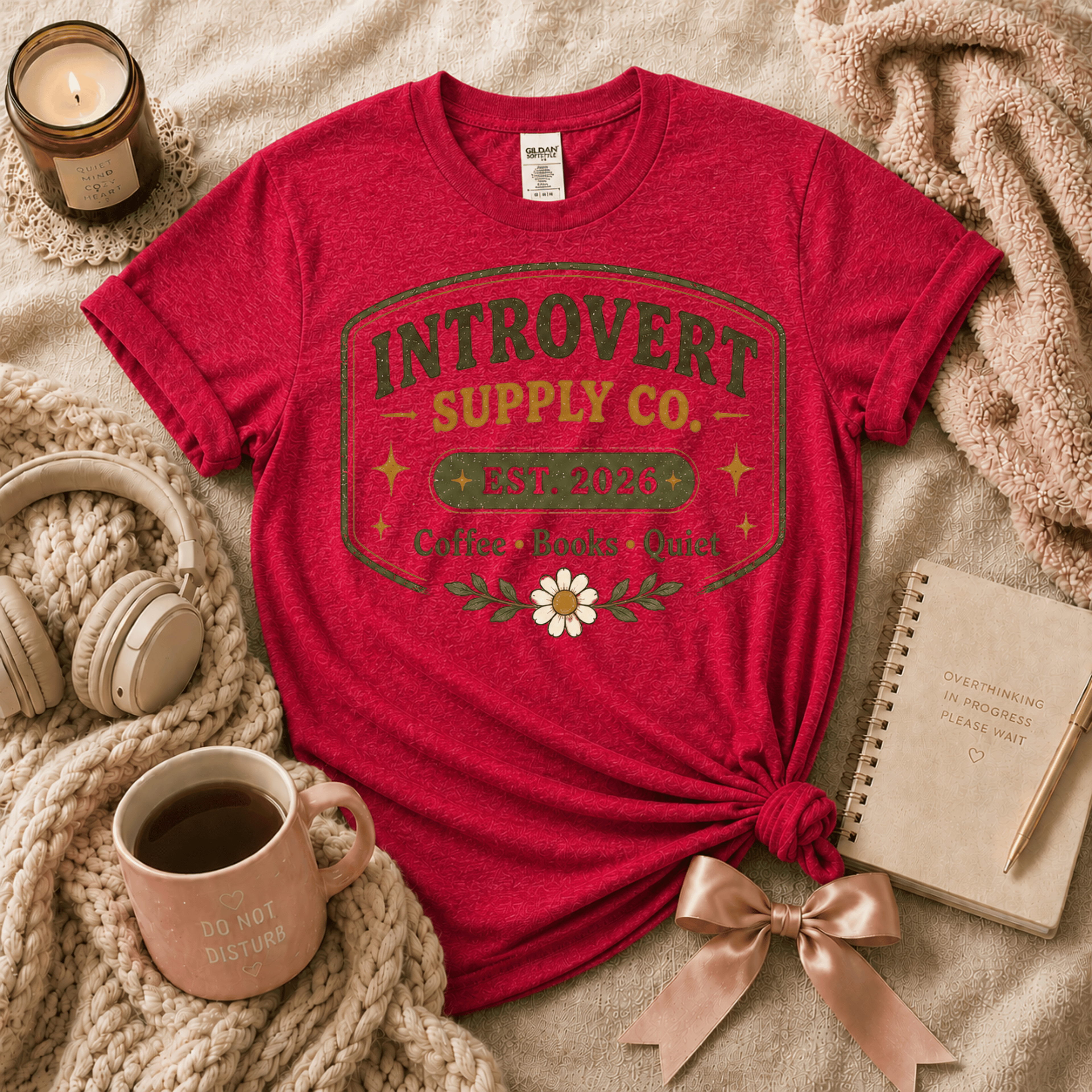 Introvert Supply Co. | Funny Introvert Graphic T-Shirt