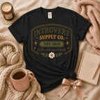 Introvert Supply Co. | Funny Introvert Graphic T-Shirt