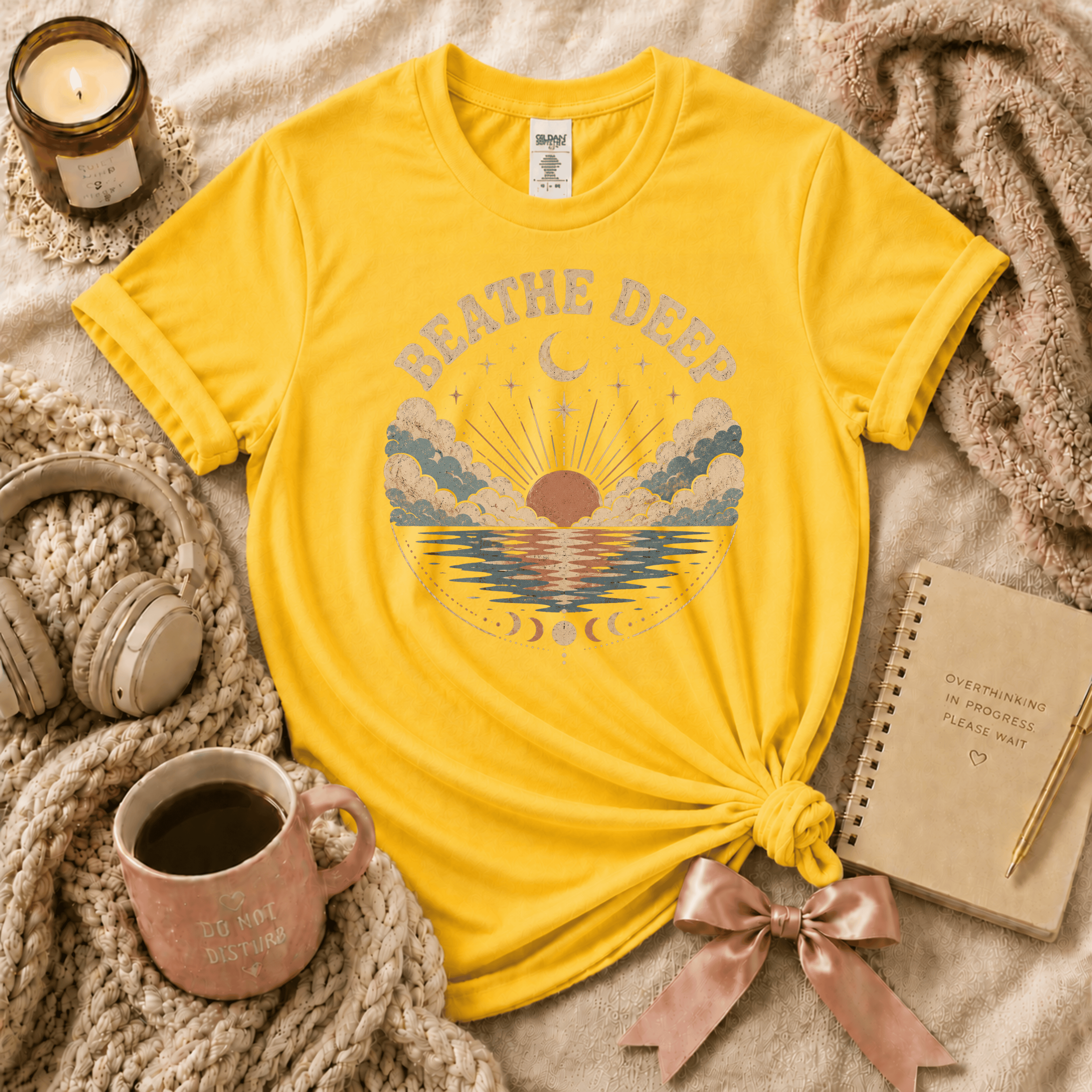Breathe Deep | Funny Introvert Graphic T-Shirt