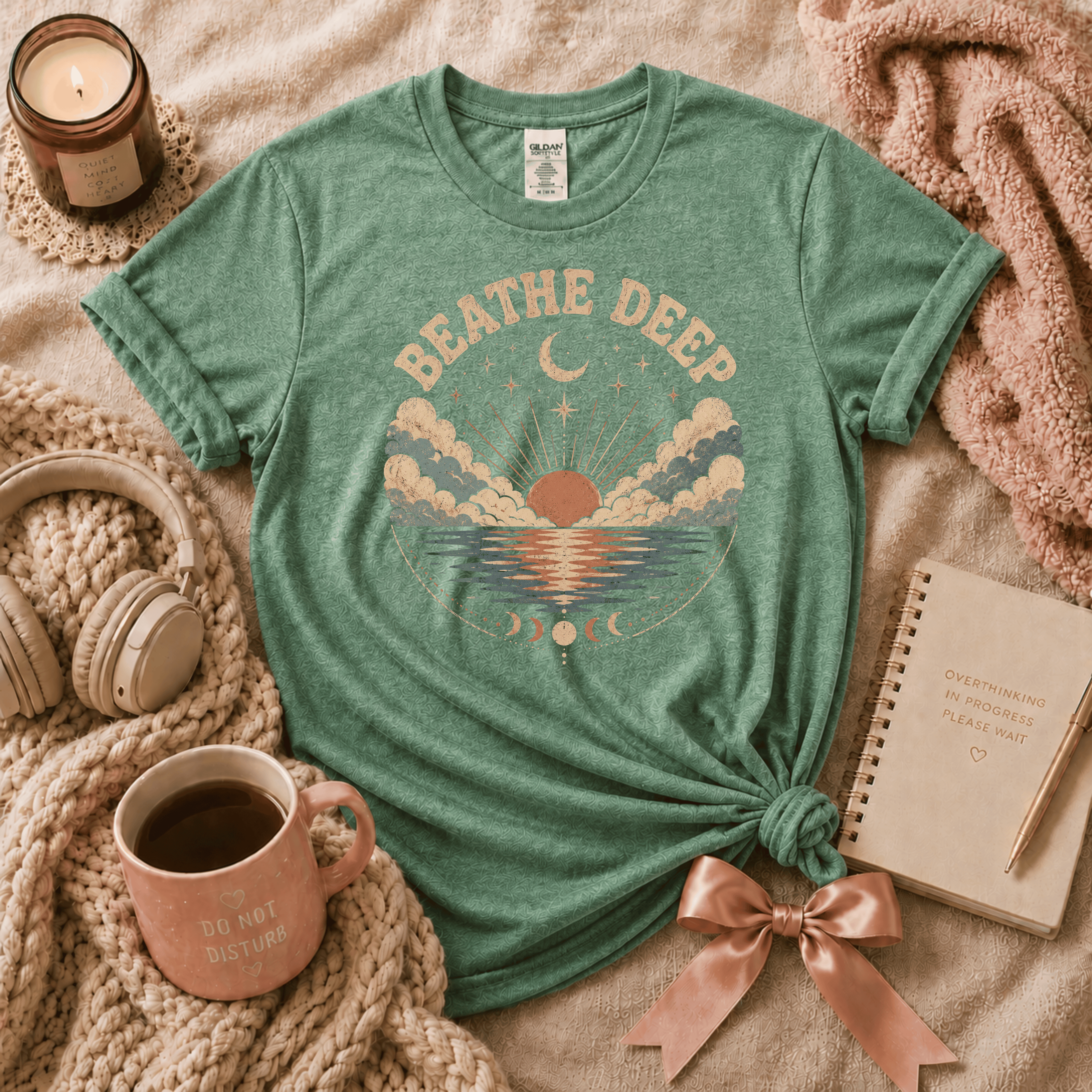 Breathe Deep | Funny Introvert Graphic T-Shirt