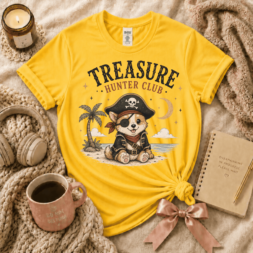 Treasure Hunter Club | Funny Introvert Graphic T-Shirt