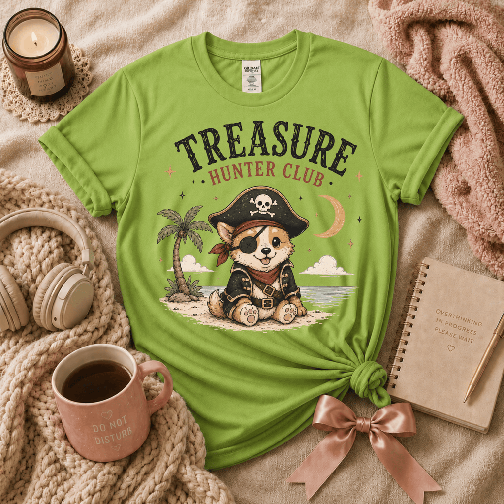 Treasure Hunter Club | Funny Introvert Graphic T-Shirt