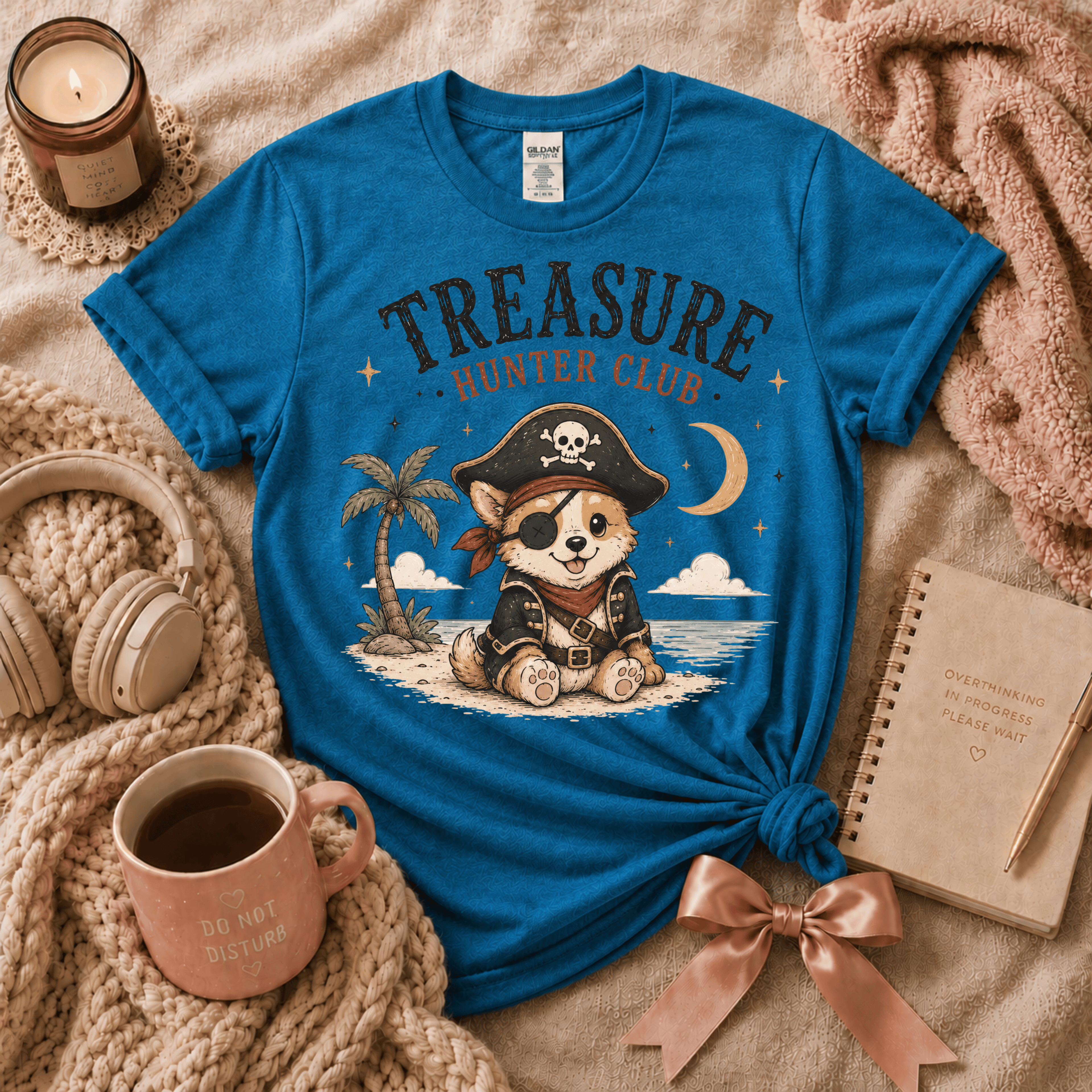 Treasure Hunter Club | Funny Introvert Graphic T-Shirt
