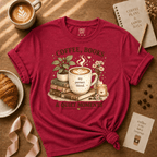 Coffee, Books & Quiet Moments | Coffee Lover Graphic T-Shirt