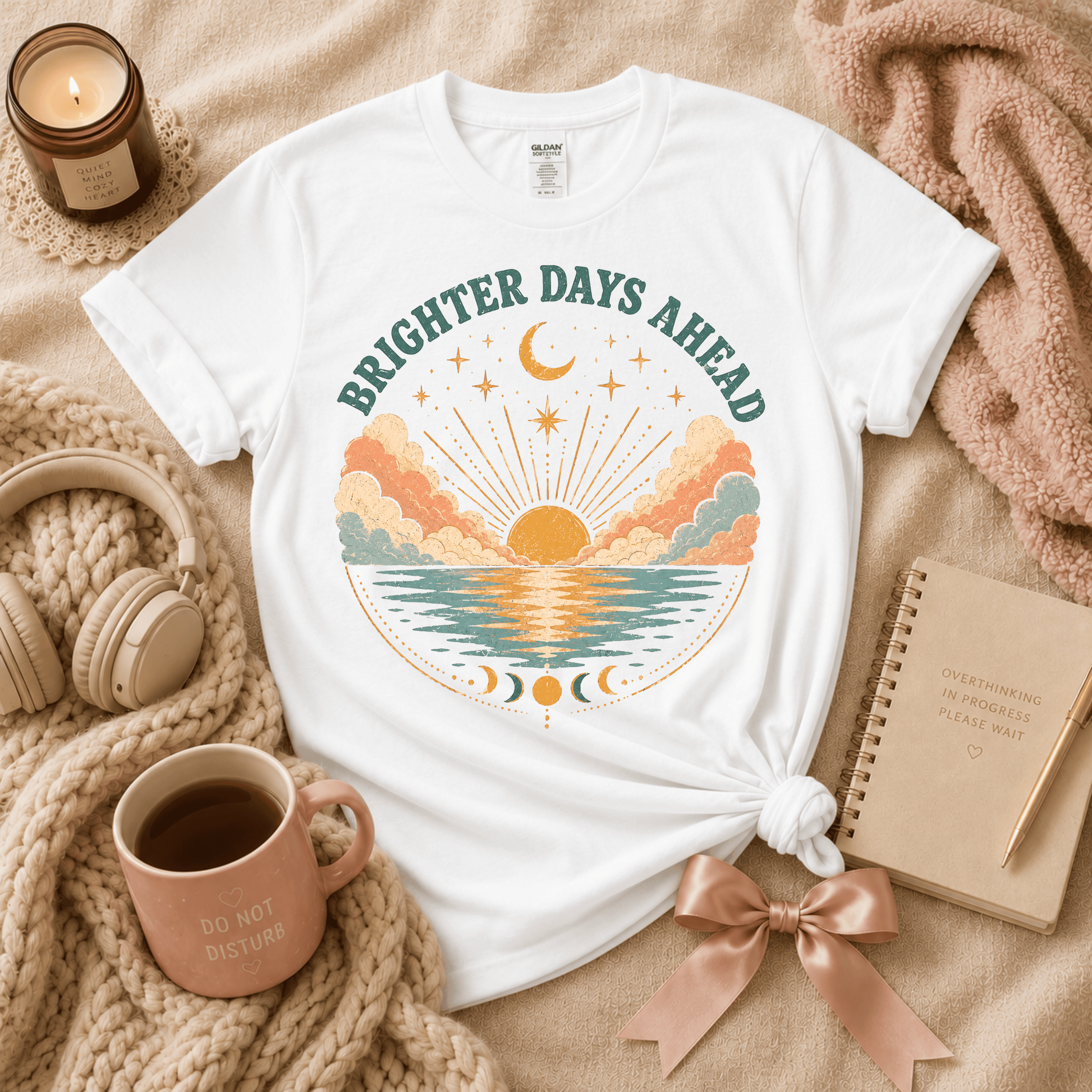 Brighter Days Ahead | Funny Introvert Graphic T-Shirt