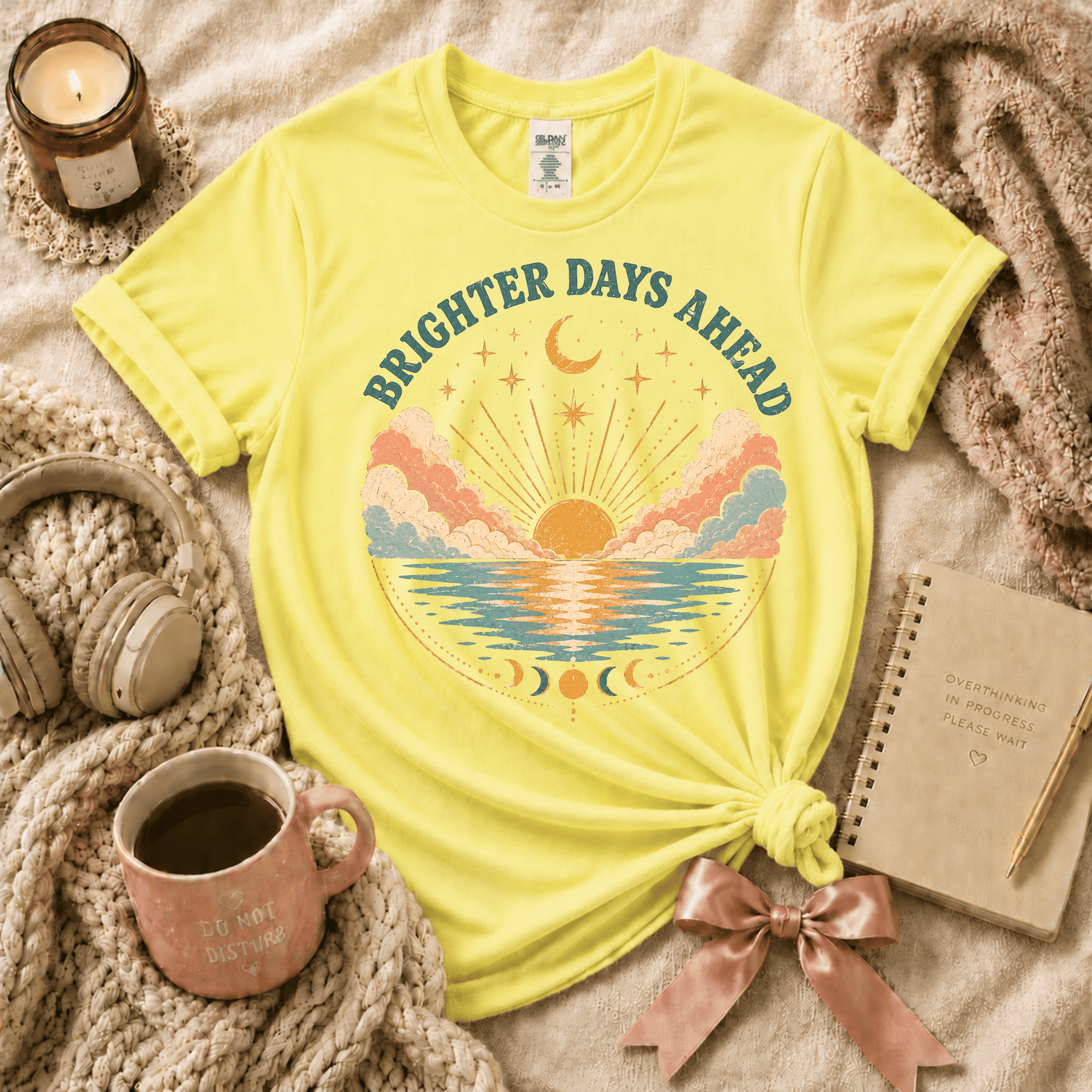Brighter Days Ahead | Funny Introvert Graphic T-Shirt
