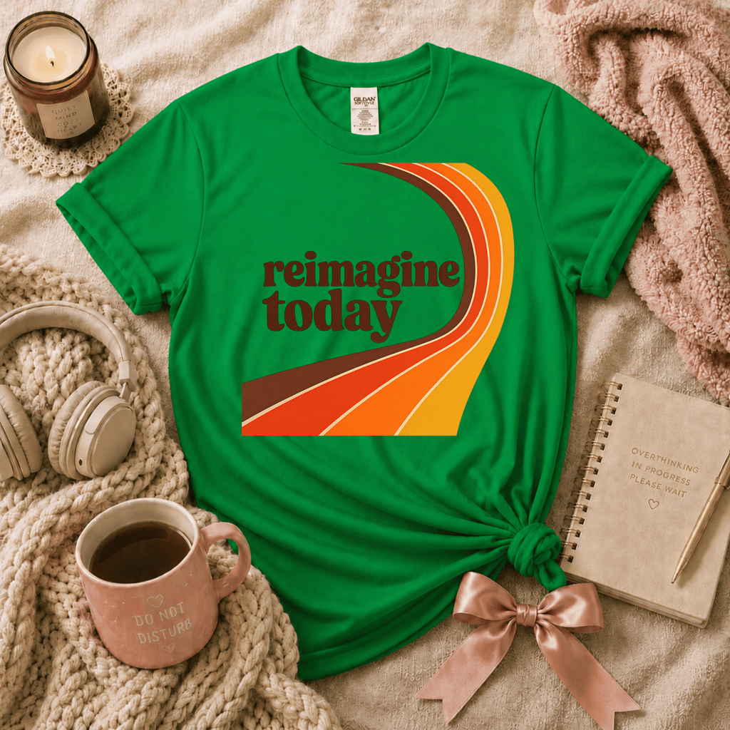 Reimagine Today | Funny Introvert Graphic T-Shirt