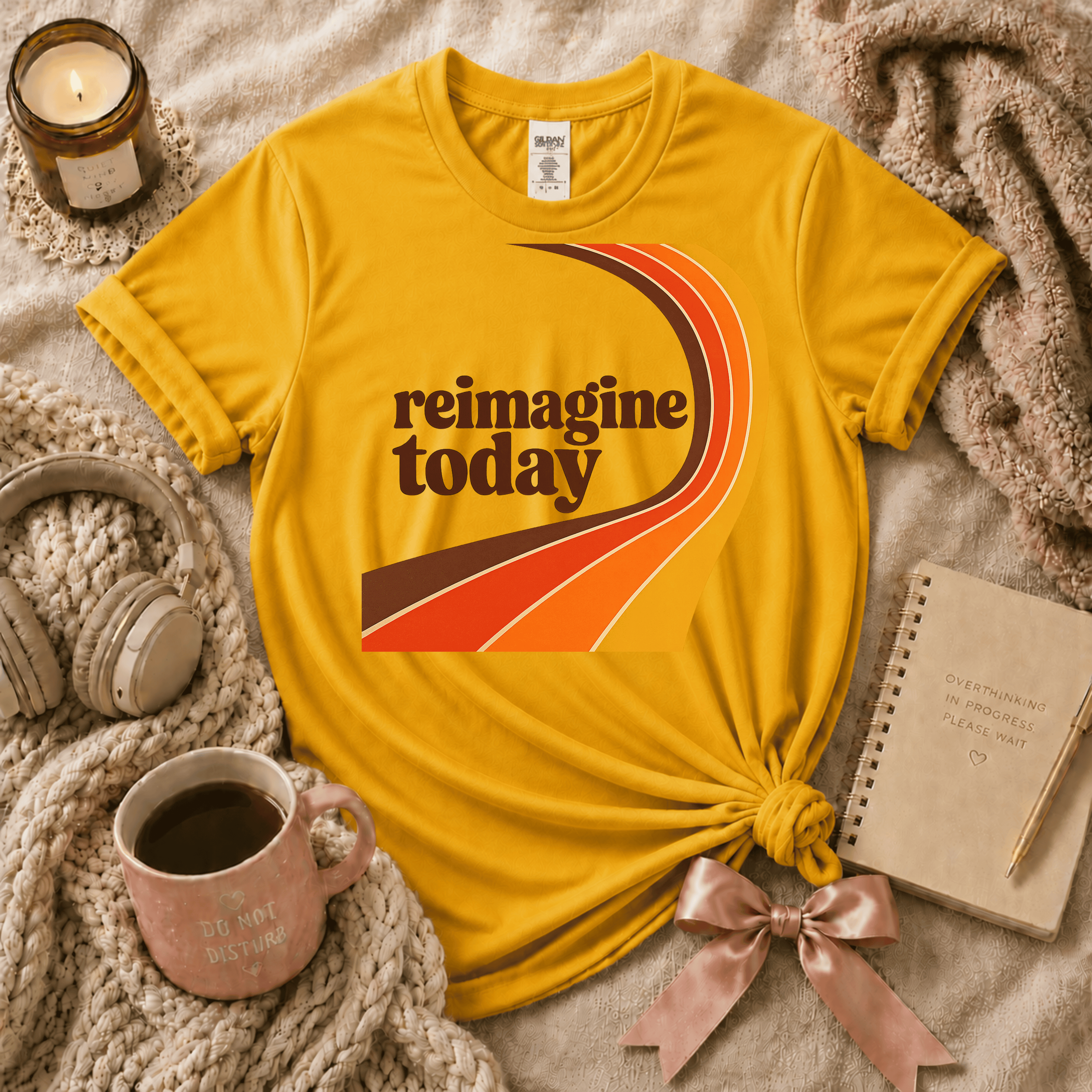 Reimagine Today | Funny Introvert Graphic T-Shirt