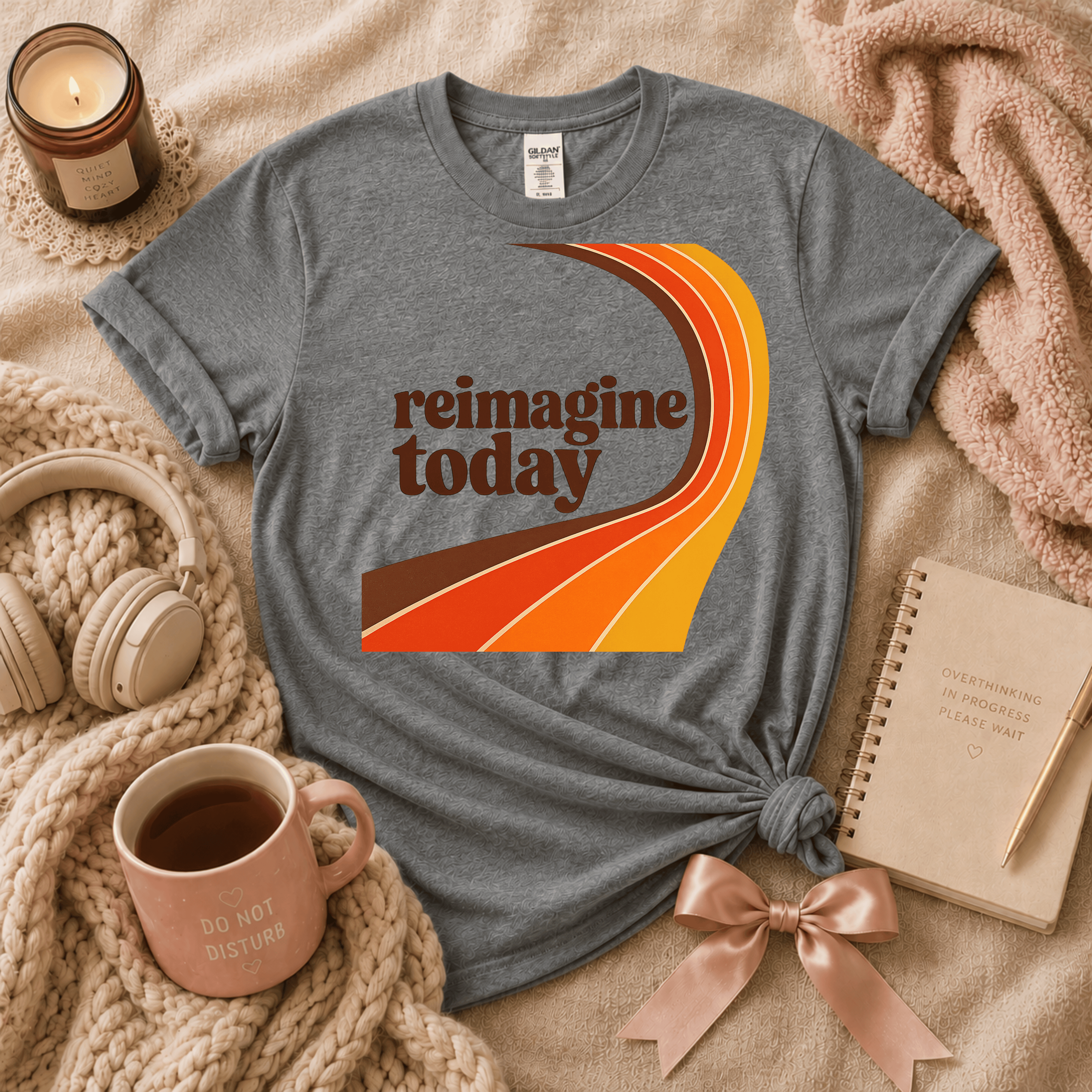 Reimagine Today | Funny Introvert Graphic T-Shirt