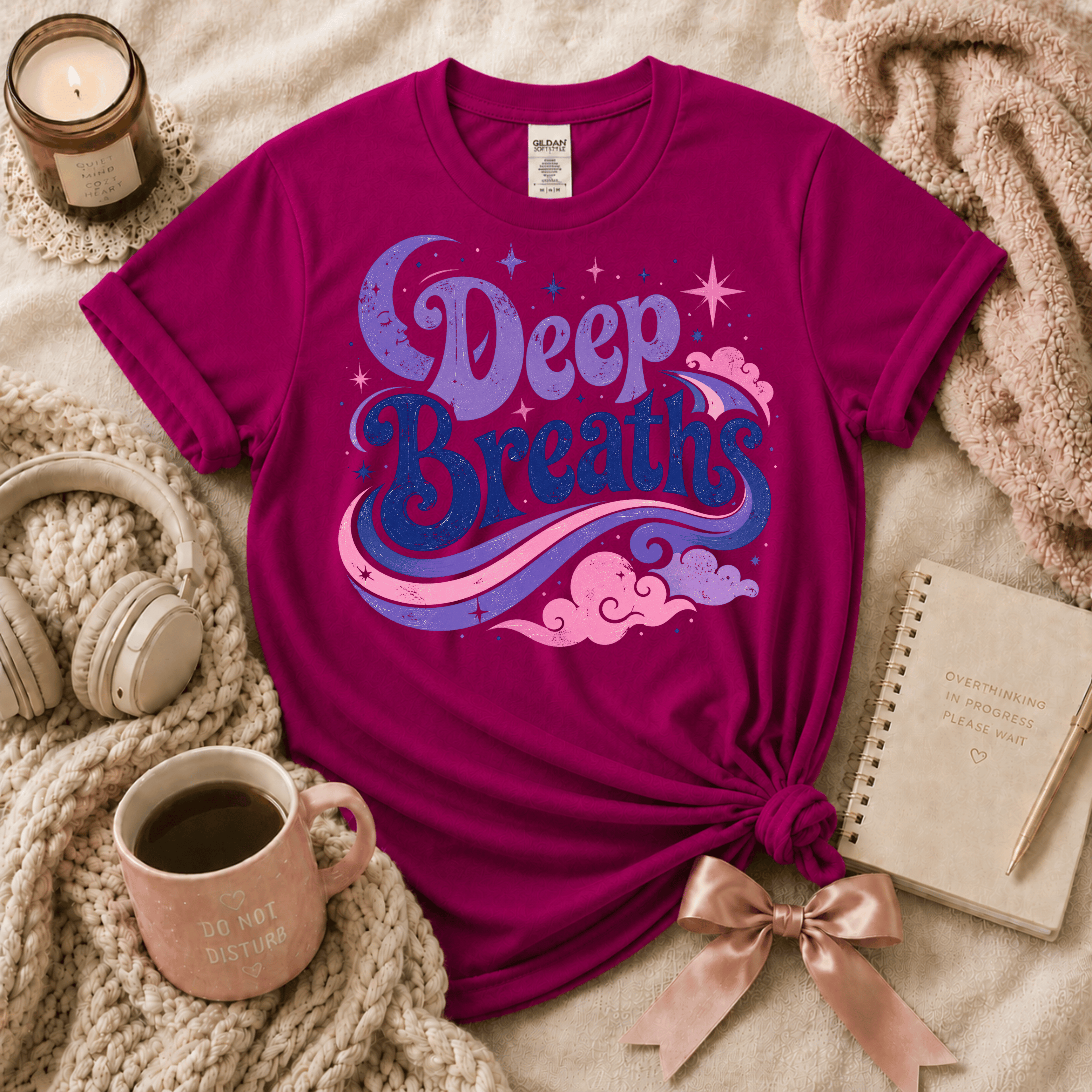 Deep Breaths  | Funny Introvert Graphic T-Shirt
