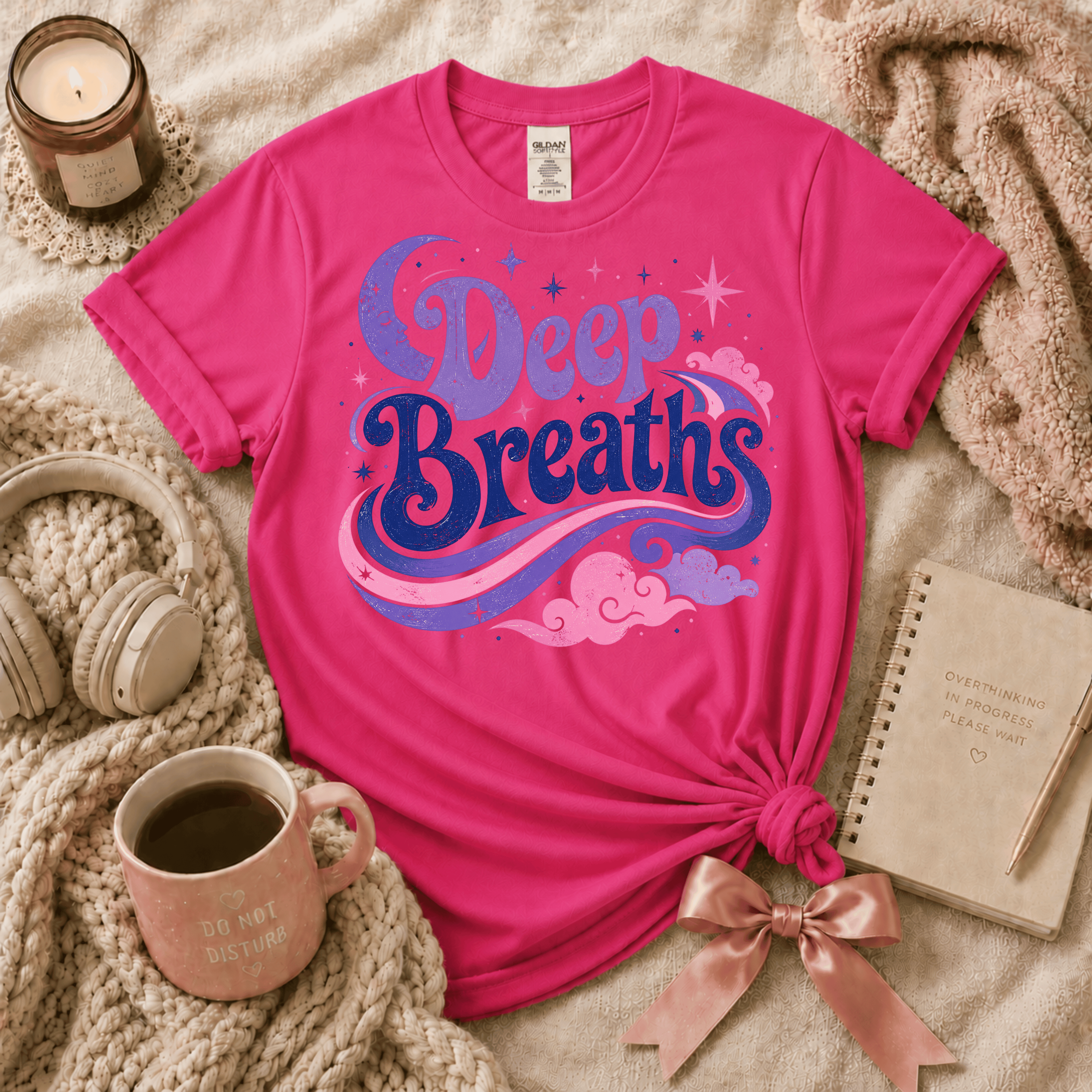 Deep Breaths  | Funny Introvert Graphic T-Shirt