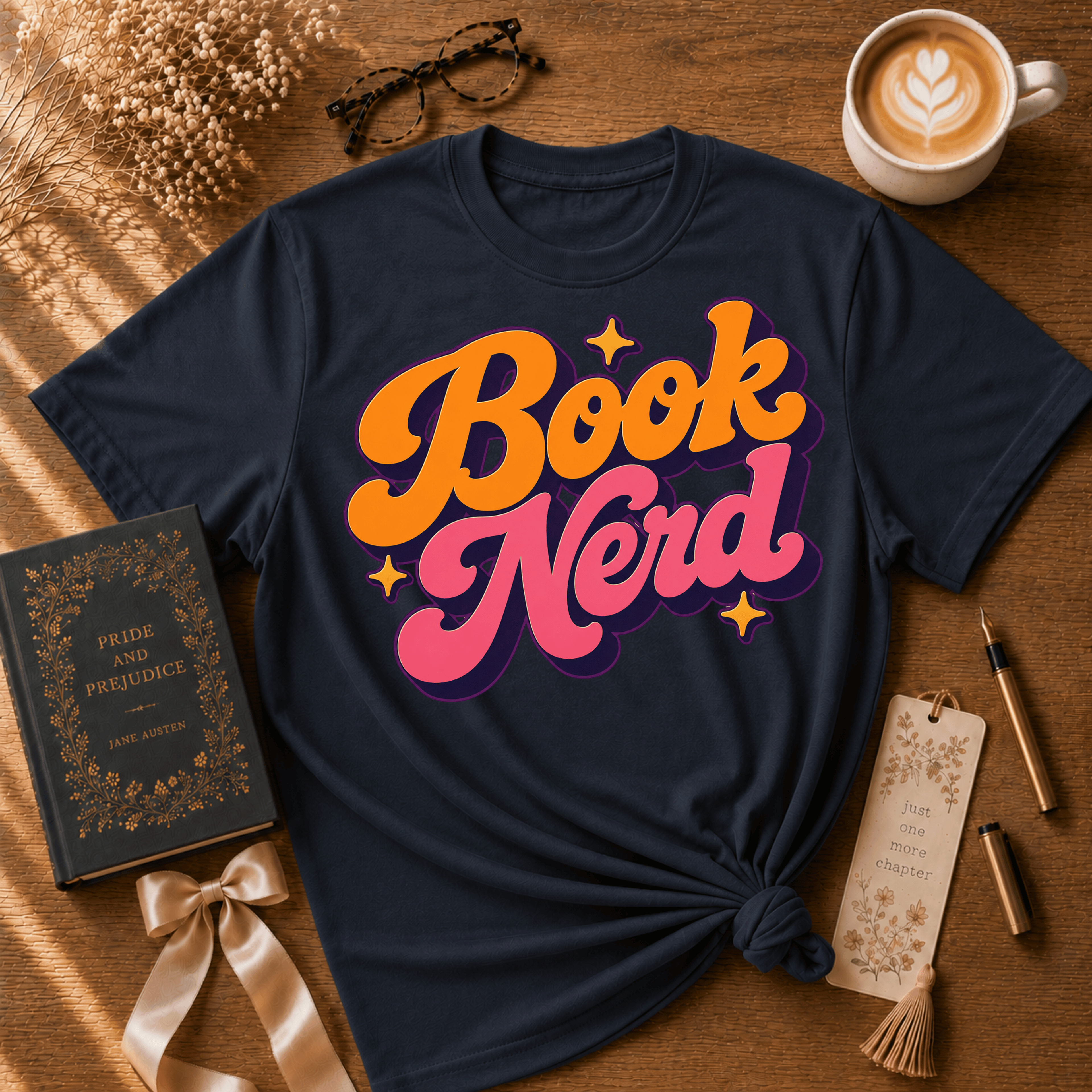 Book Nerd | Book Lover Graphic T-Shirt