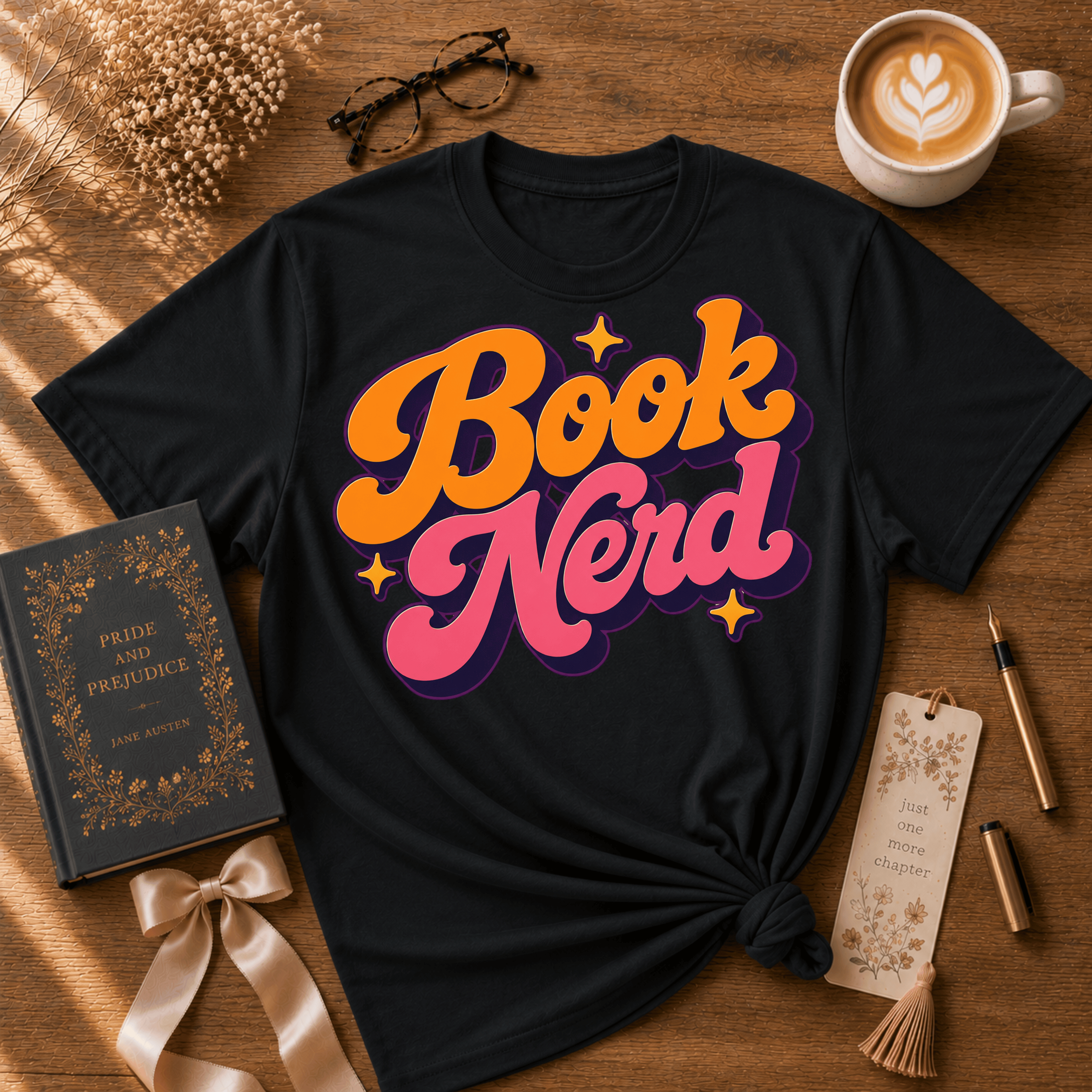 Book Nerd | Book Lover Graphic T-Shirt