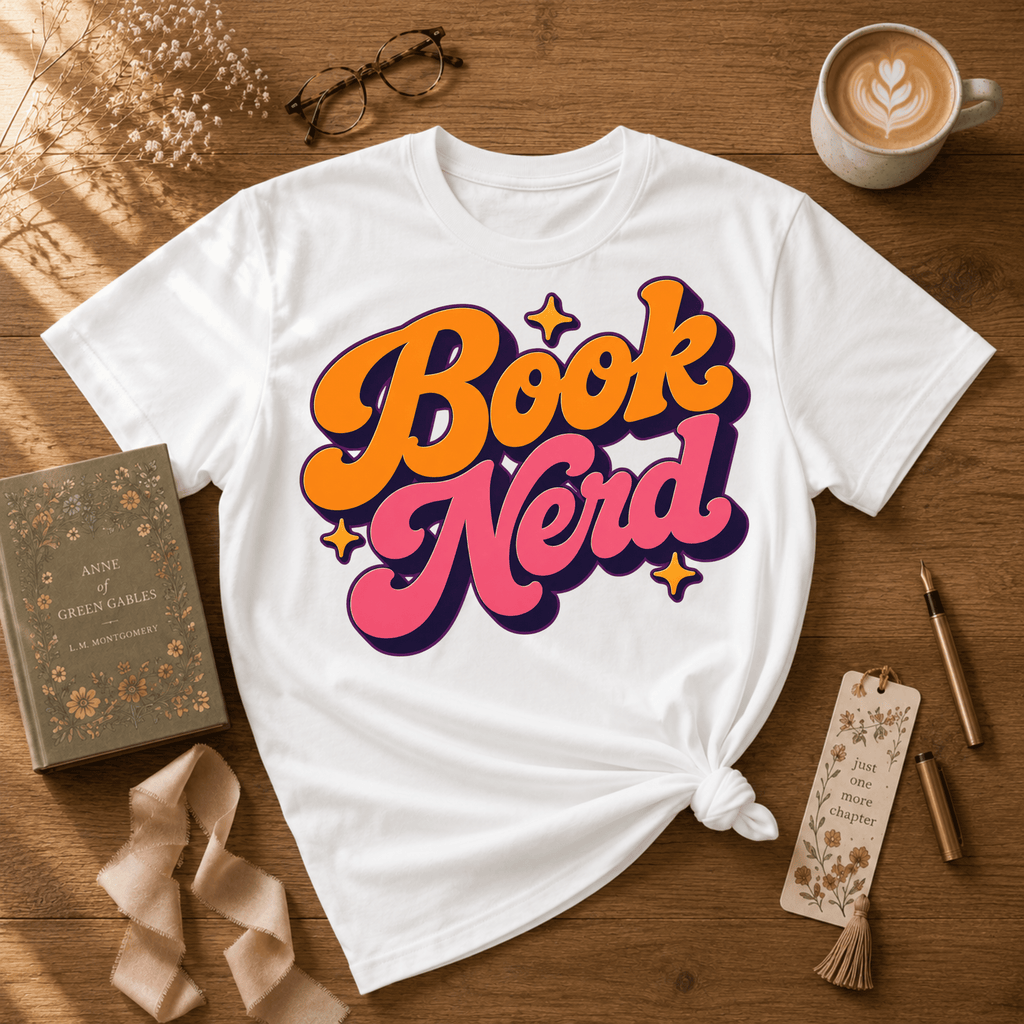 Book Nerd | Book Lover Graphic T-Shirt