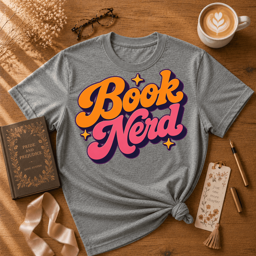 Book Nerd | Book Lover Graphic T-Shirt