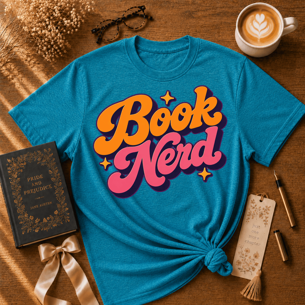 Book Nerd | Book Lover Graphic T-Shirt