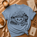 Cute Kawaii Coffee | Coffee Lover Graphic T-Shirt