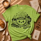 Cute Kawaii Coffee | Coffee Lover Graphic T-Shirt