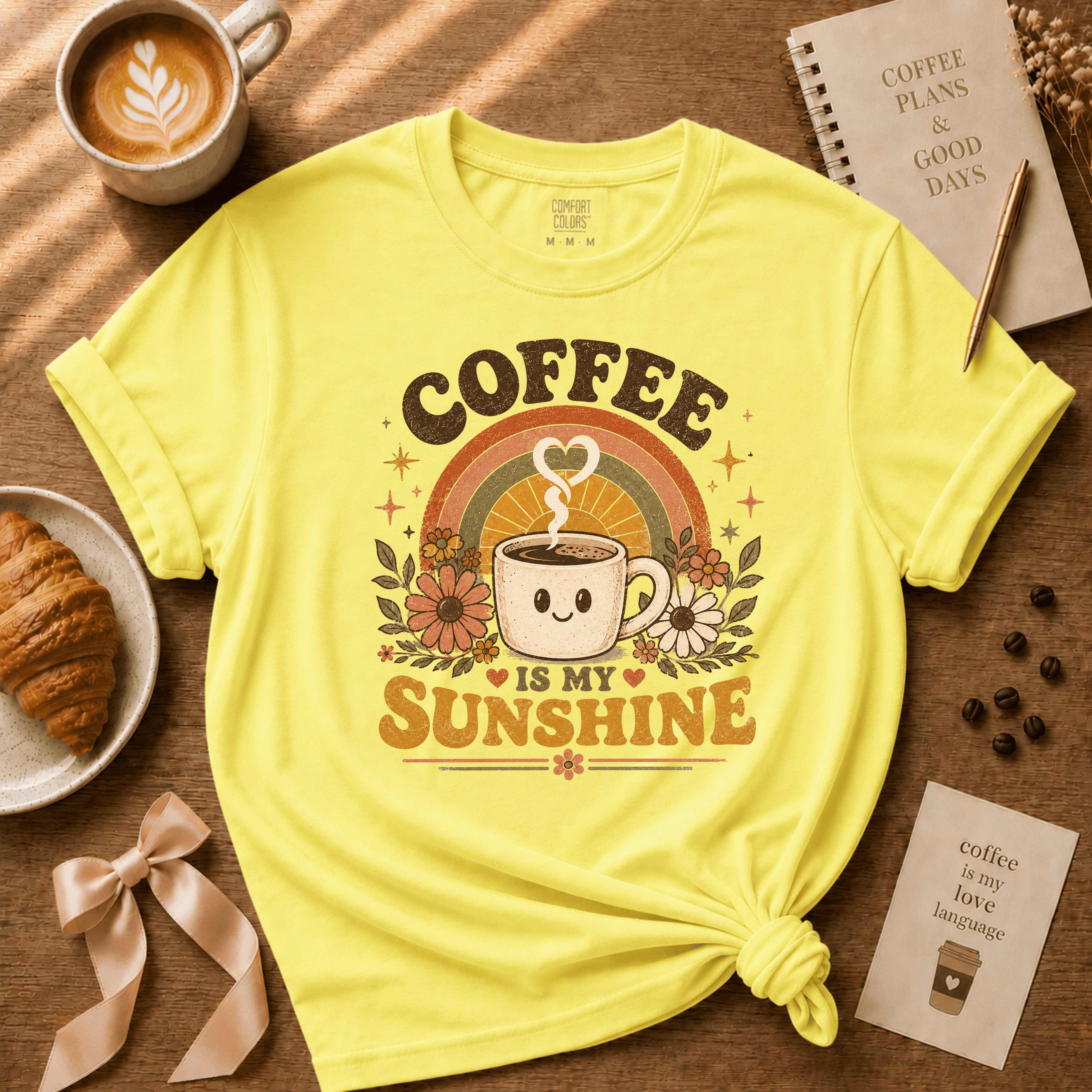 Coffee Is My Sunshine | Coffee Lover Graphic T-Shirt