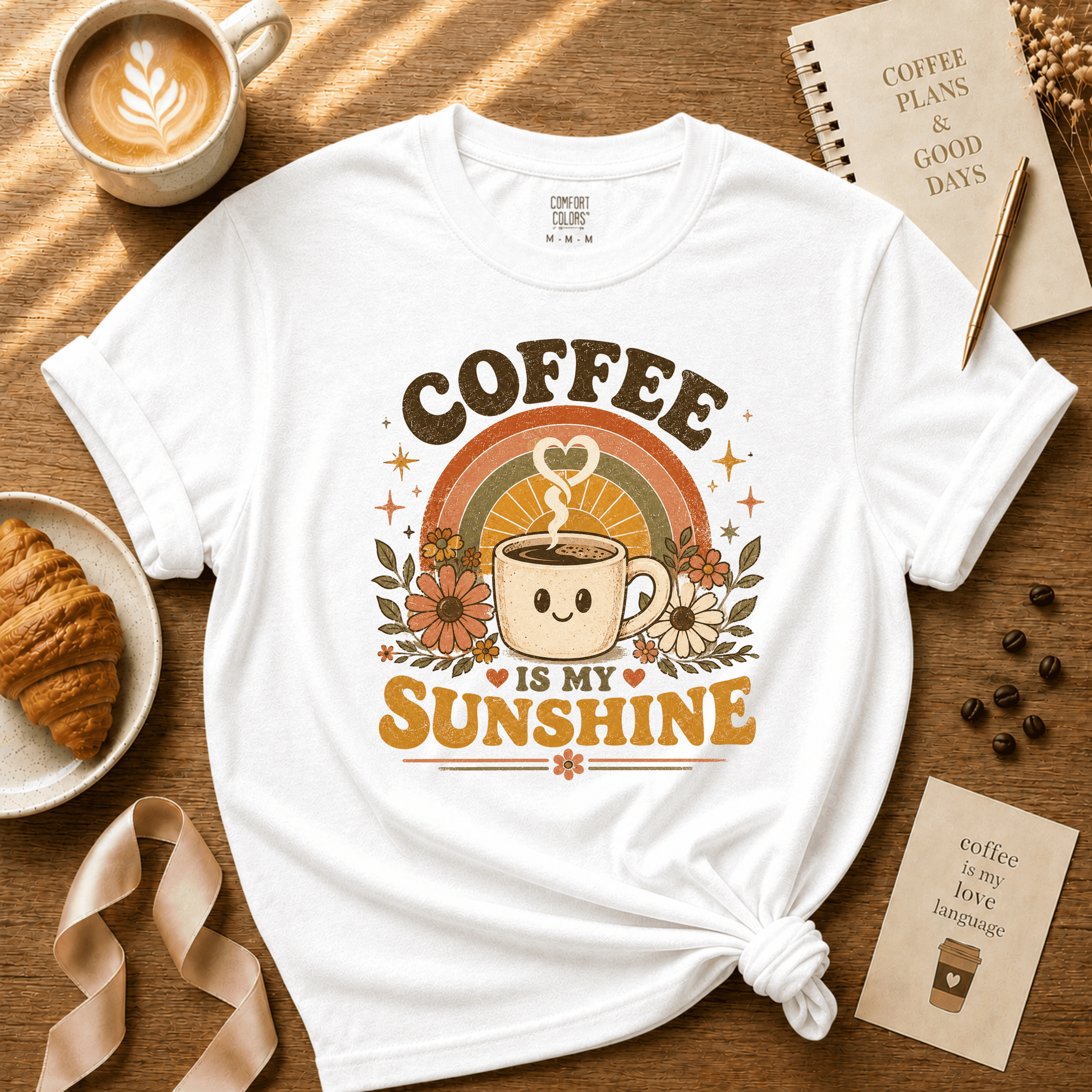 Coffee Is My Sunshine | Coffee Lover Graphic T-Shirt