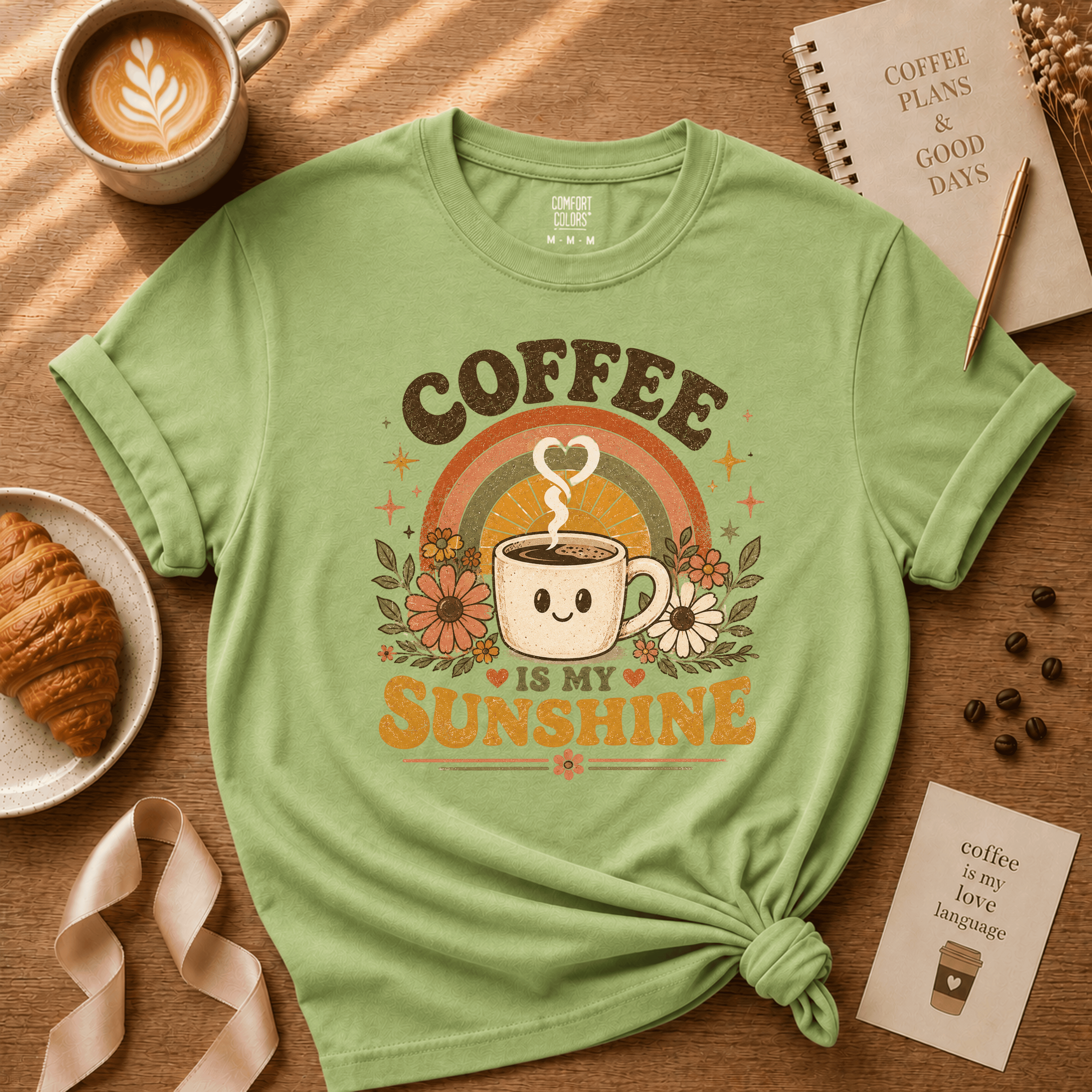 Coffee Is My Sunshine | Coffee Lover Graphic T-Shirt