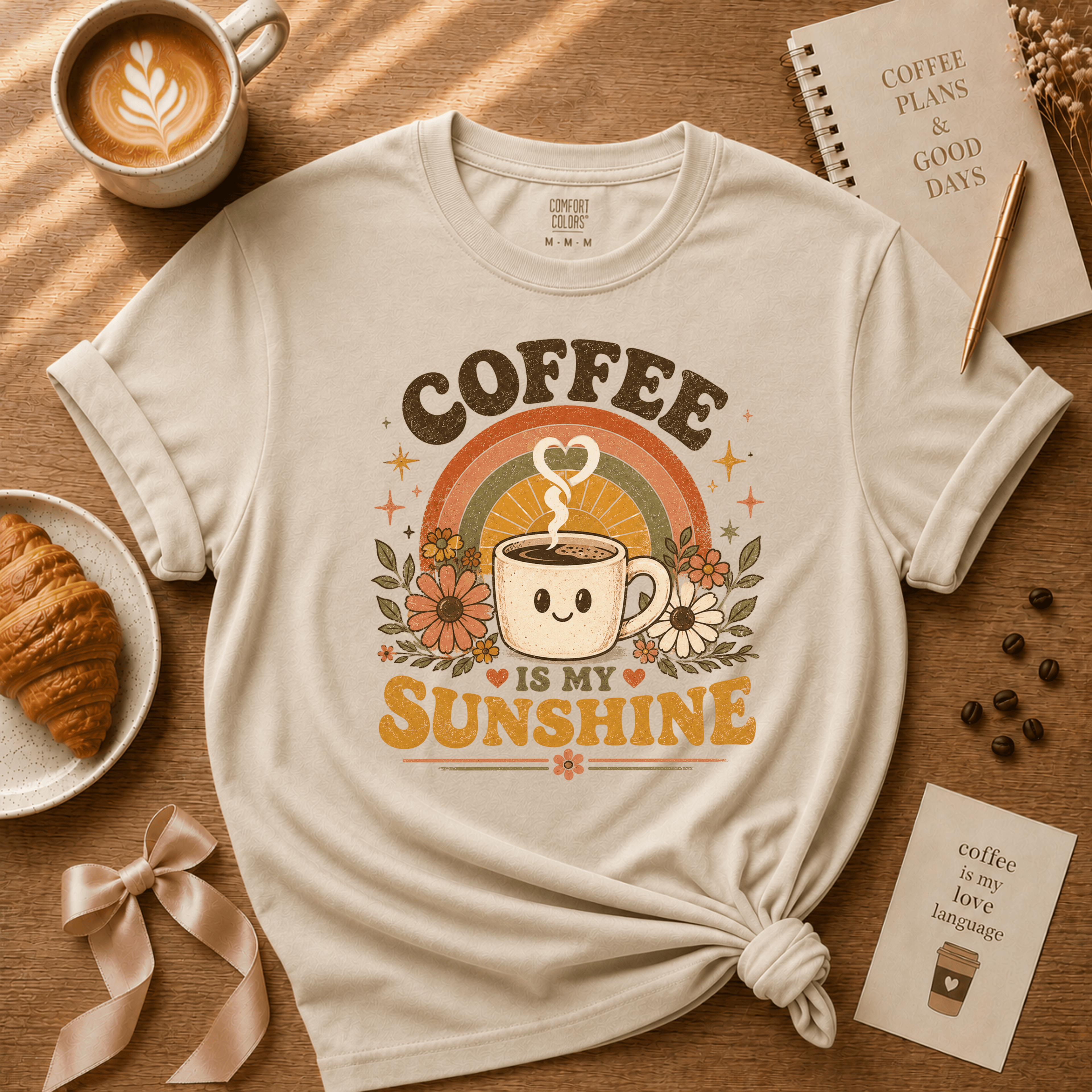 Coffee Is My Sunshine | Coffee Lover Graphic T-Shirt