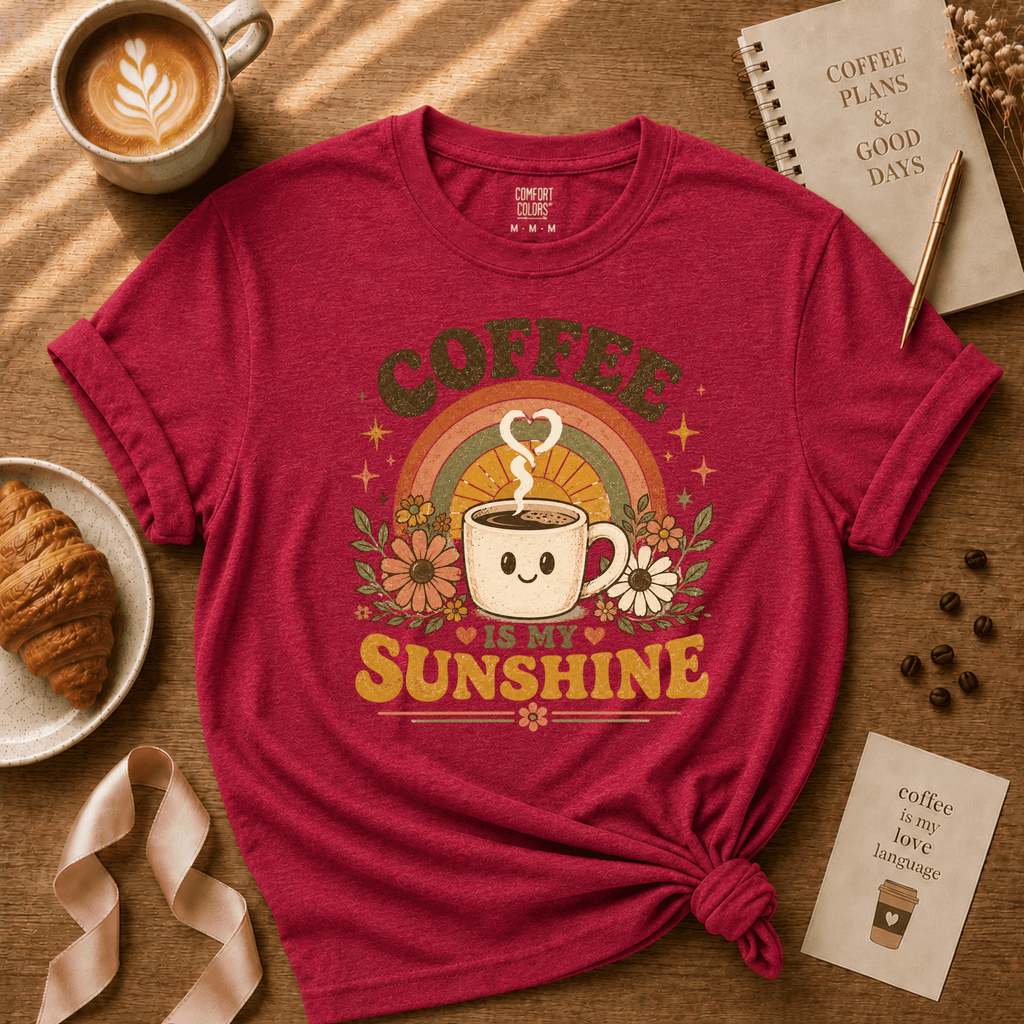 Coffee Is My Sunshine | Coffee Lover Graphic T-Shirt