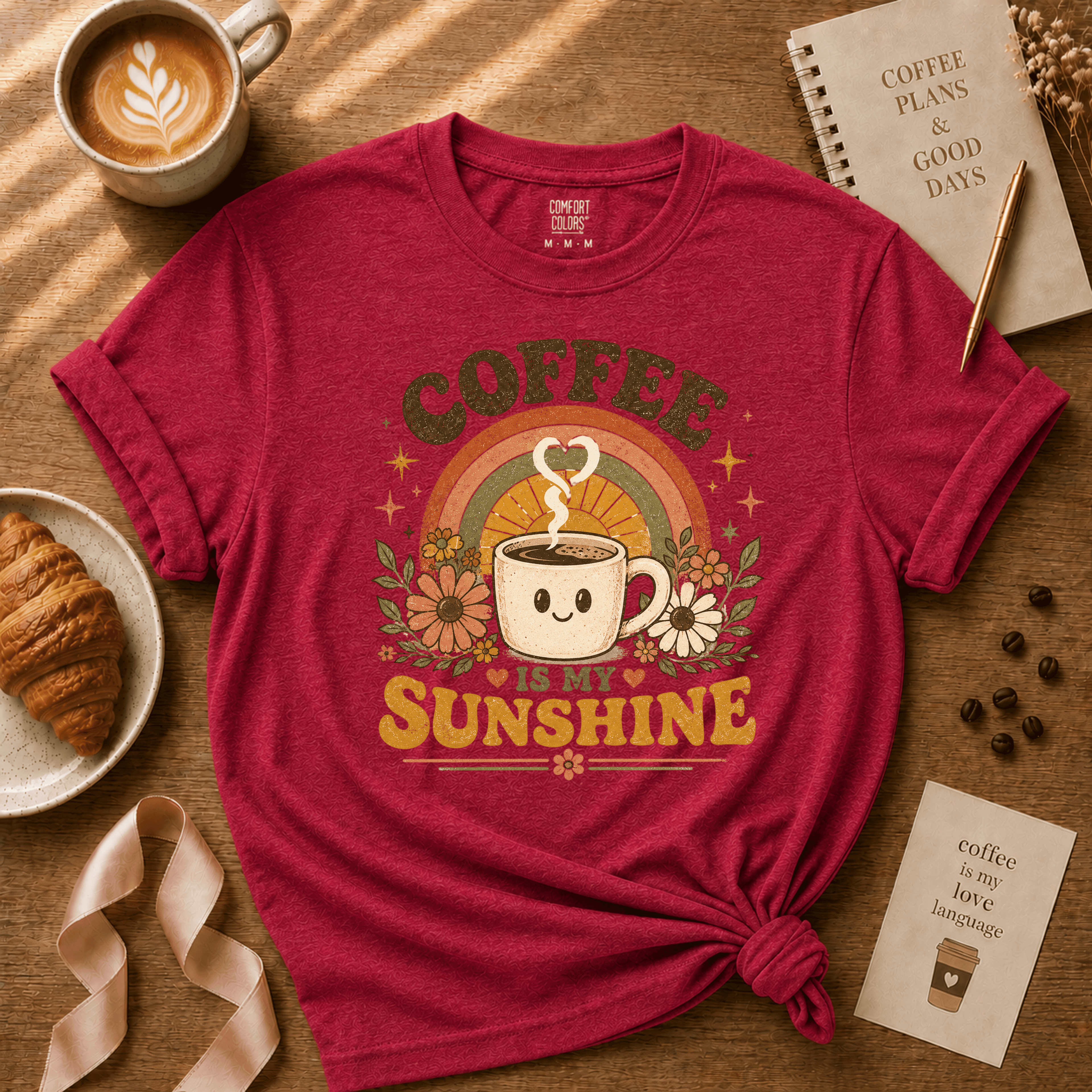 Coffee Is My Sunshine | Coffee Lover Graphic T-Shirt