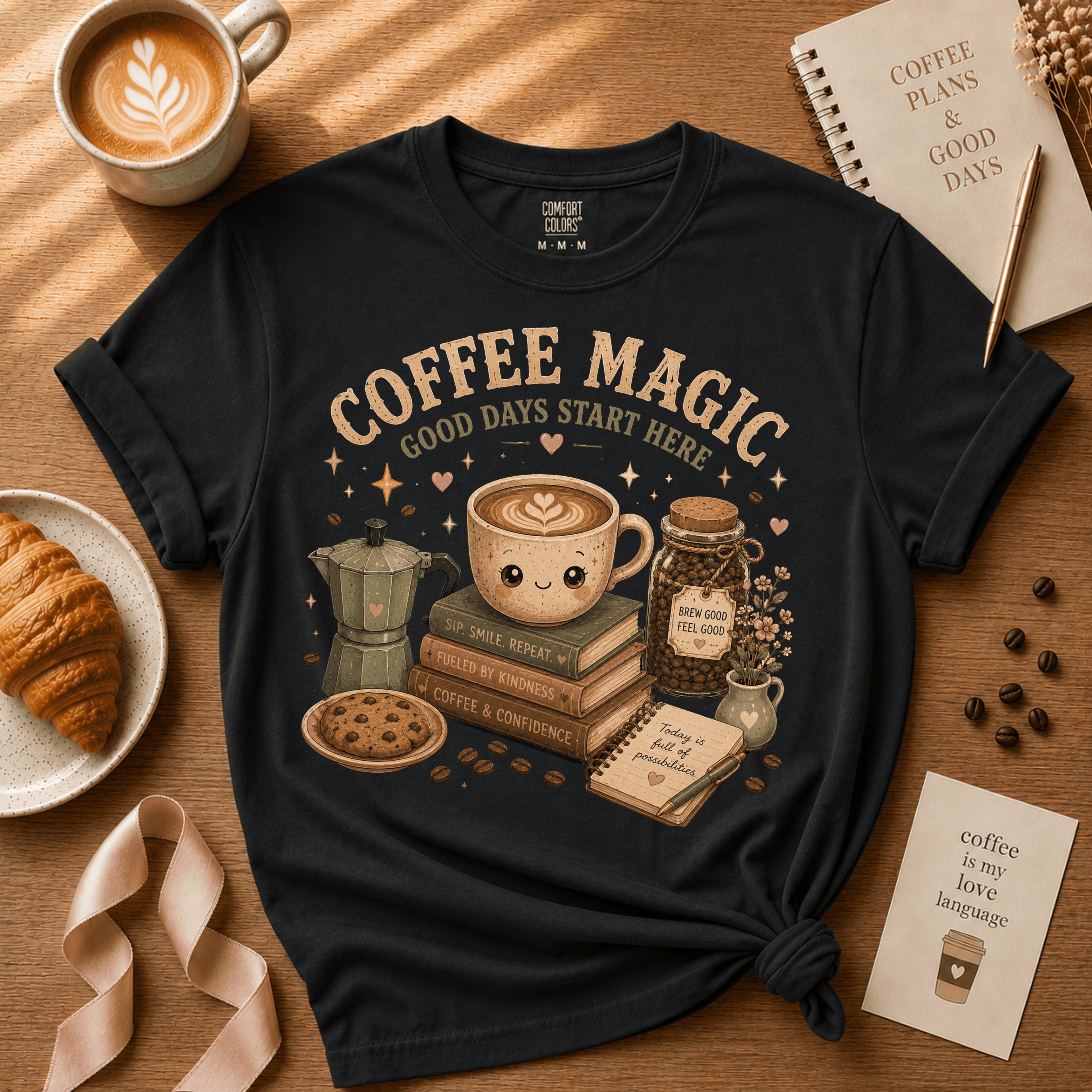 Coffee Magic | Coffee Lover Graphic T-Shirt