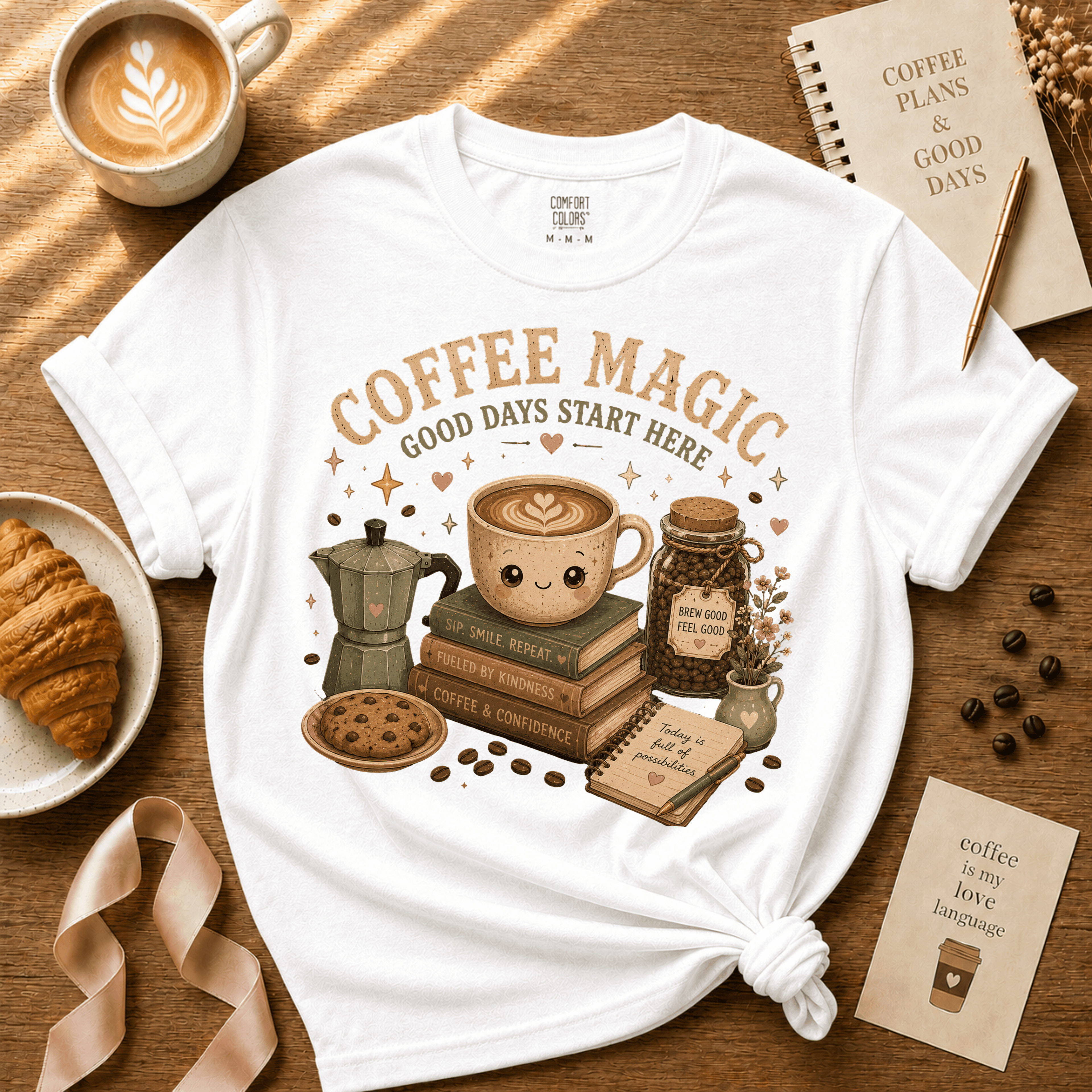 Coffee Magic | Coffee Lover Graphic T-Shirt