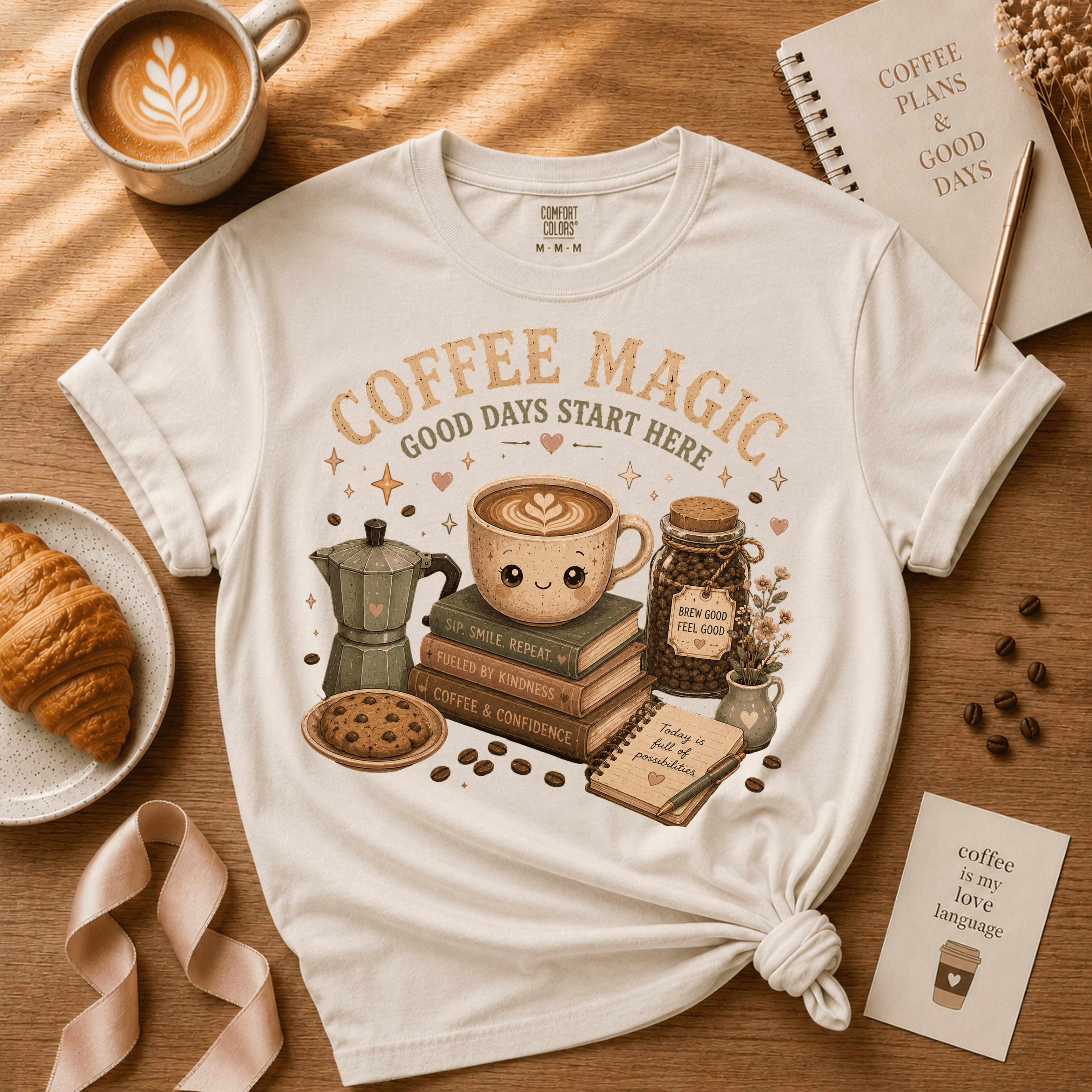 Coffee Magic | Coffee Lover Graphic T-Shirt
