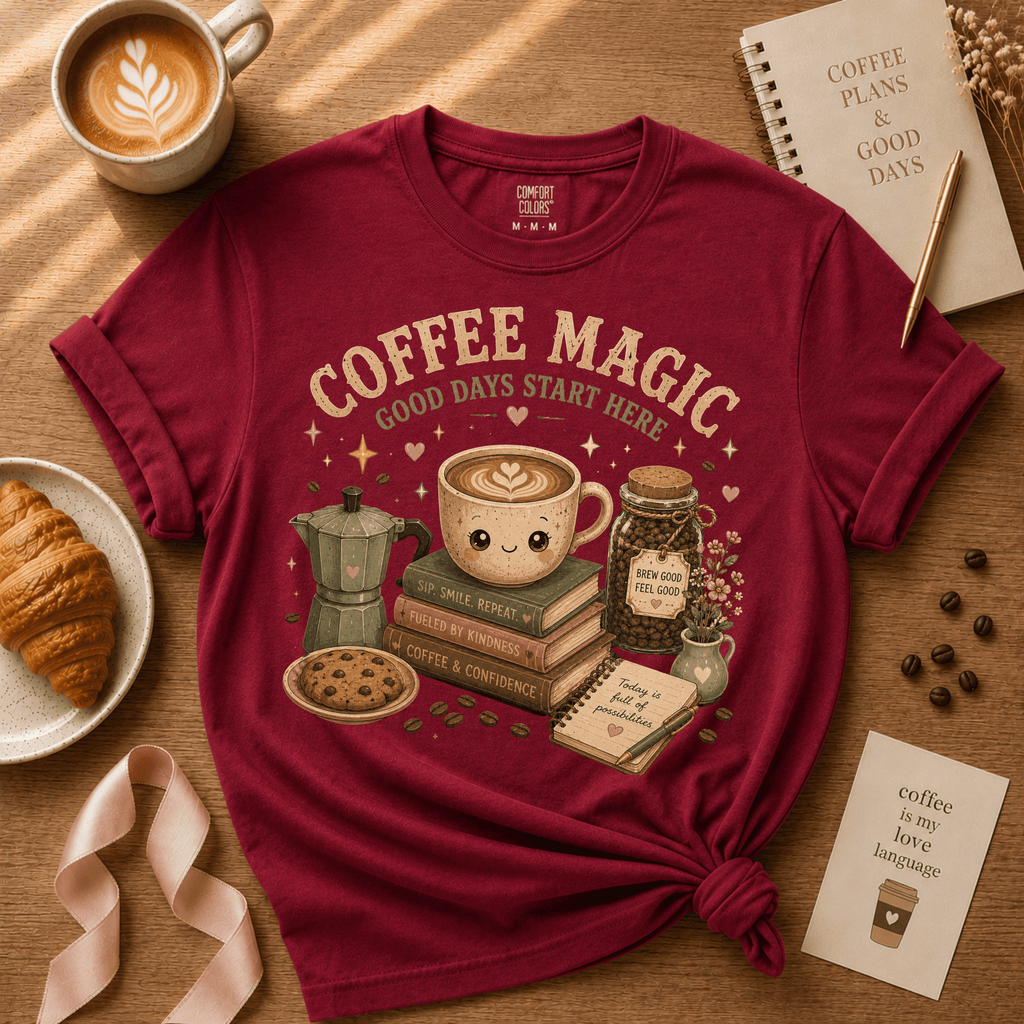 Coffee Magic | Coffee Lover Graphic T-Shirt