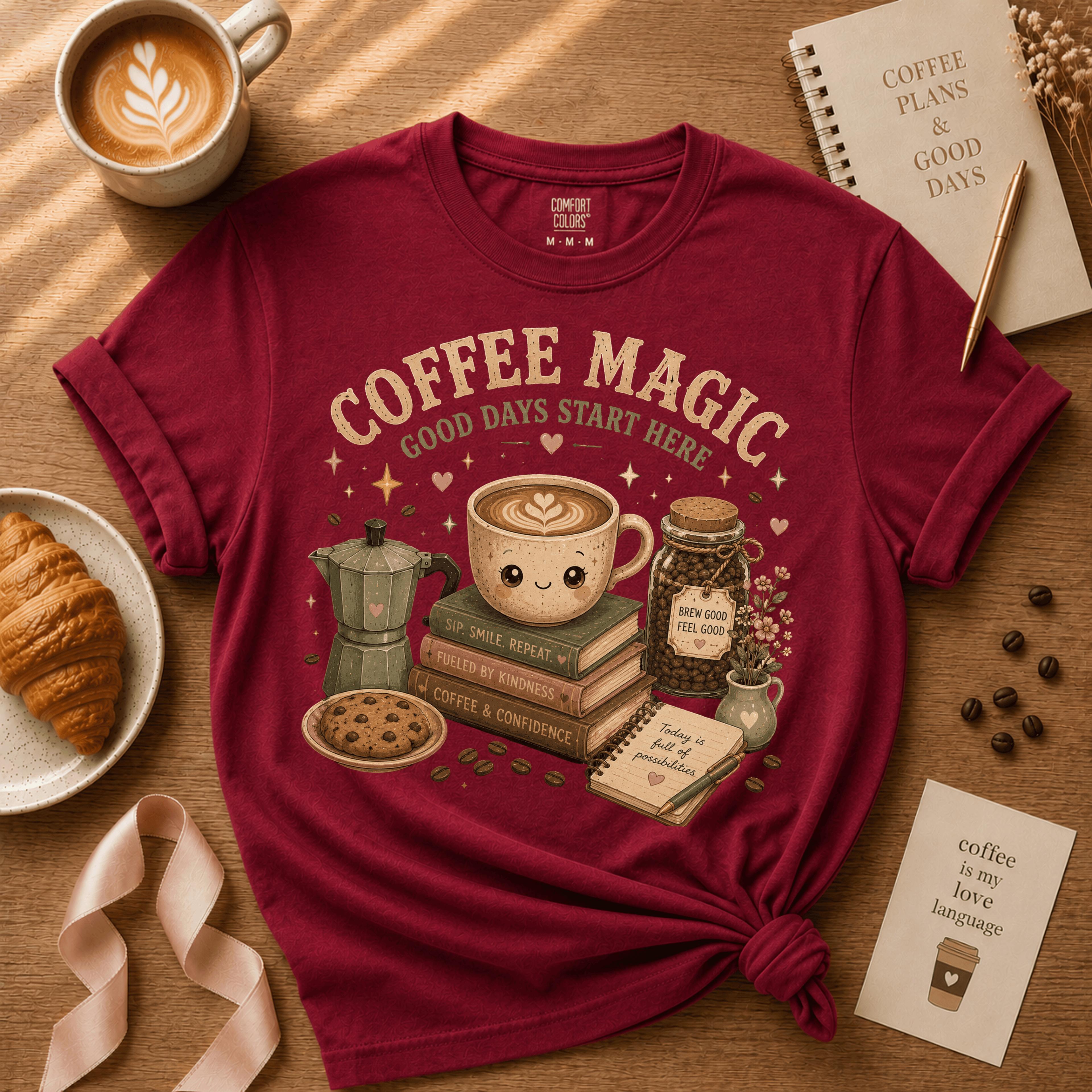 Coffee Magic | Coffee Lover Graphic T-Shirt