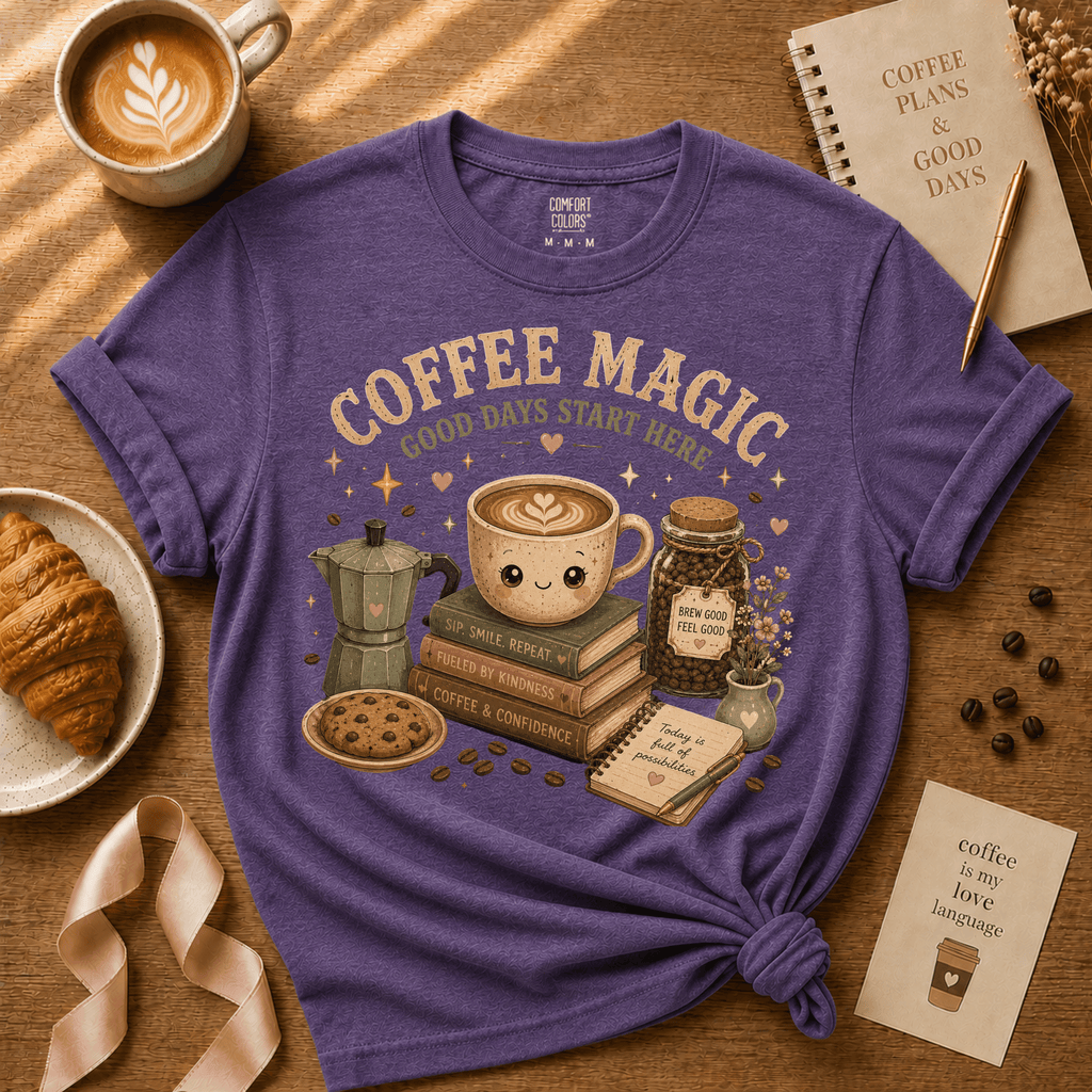 Coffee Magic | Coffee Lover Graphic T-Shirt