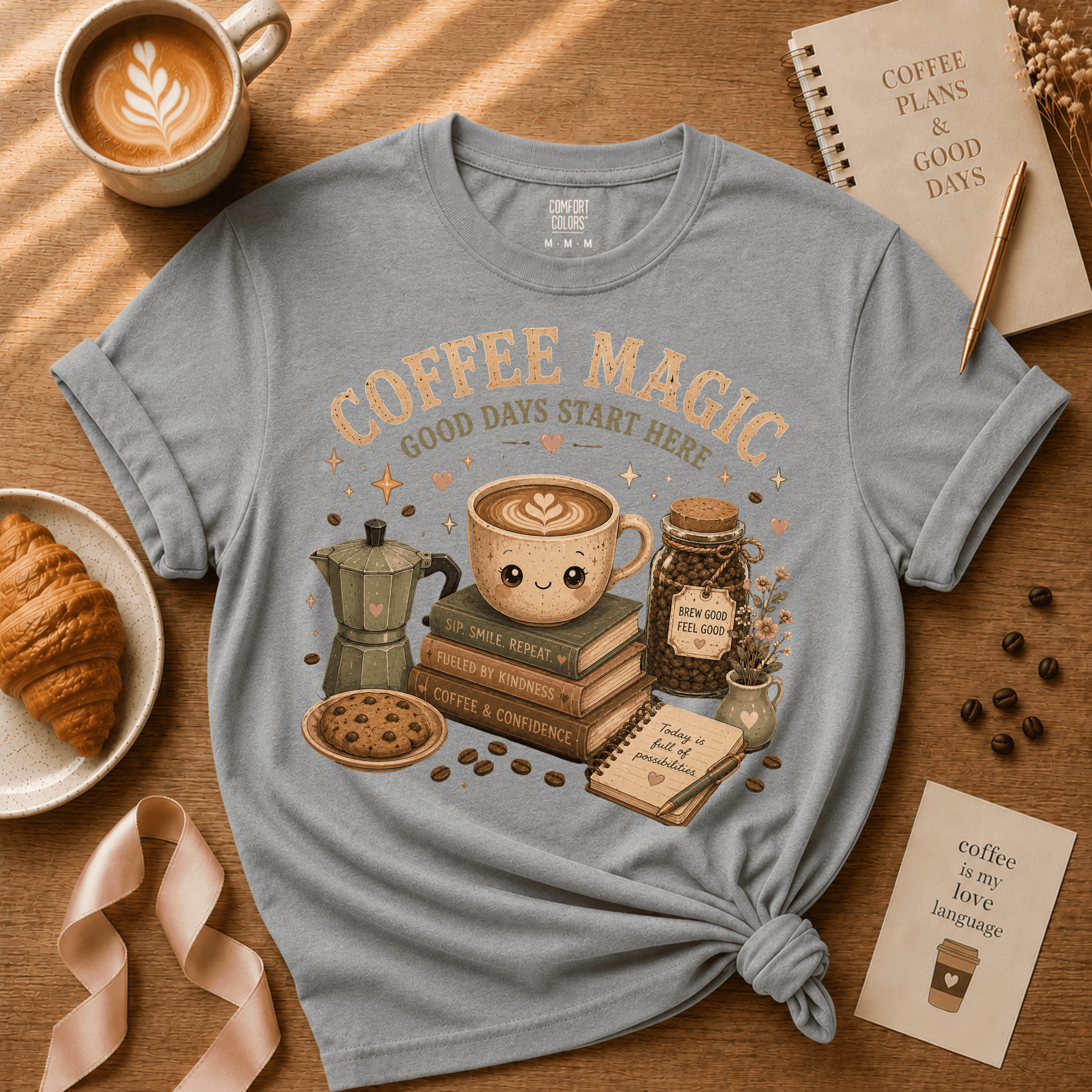 Coffee Magic | Coffee Lover Graphic T-Shirt