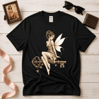 Fairy Key | Vintage Pinup Fairy Graphic T-Shirt