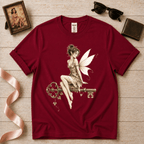 Fairy Key | Vintage Pinup Fairy Graphic T-Shirt