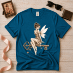 Fairy Key | Vintage Pinup Fairy Graphic T-Shirt